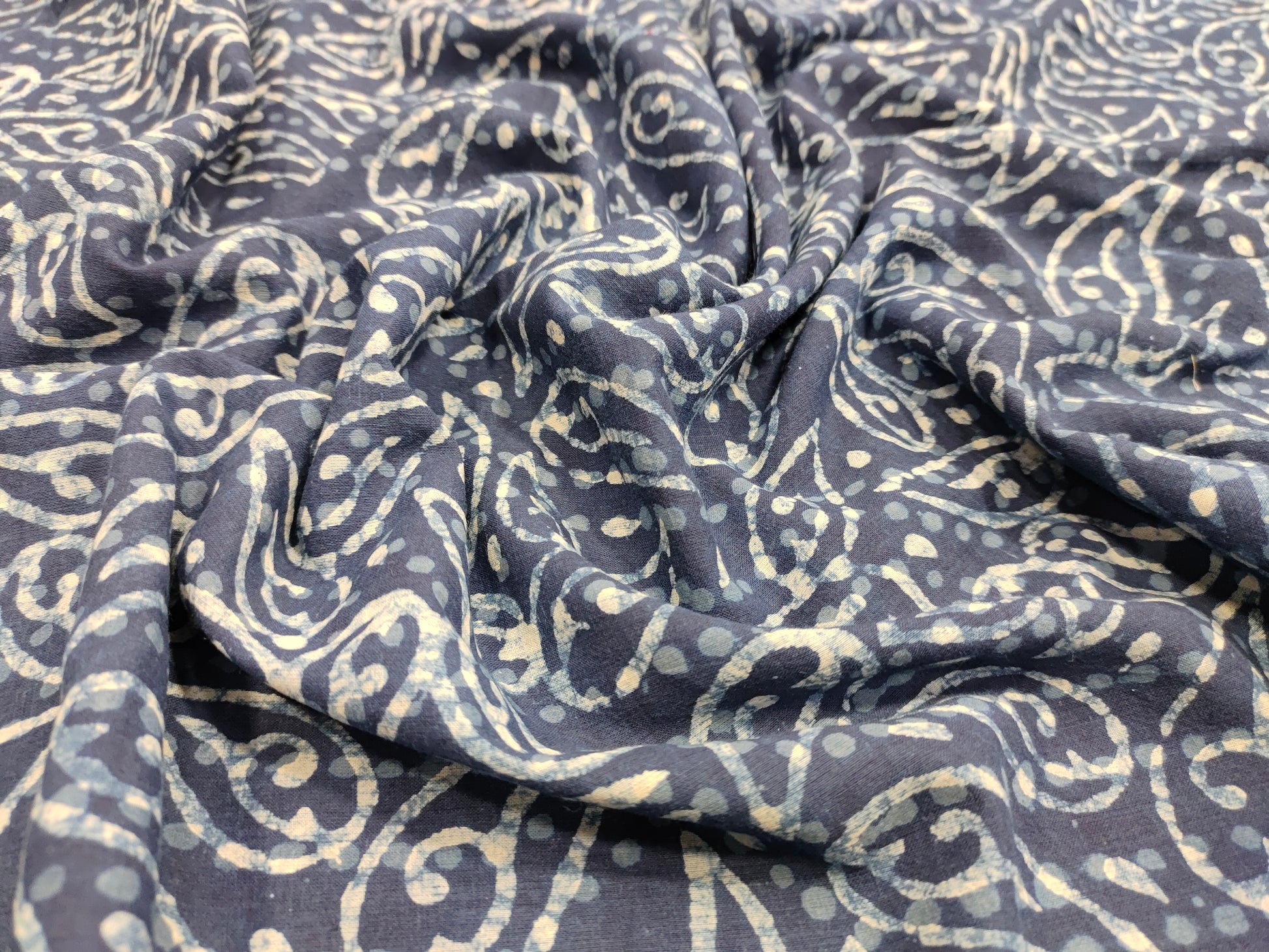 Indigo with Kairi print