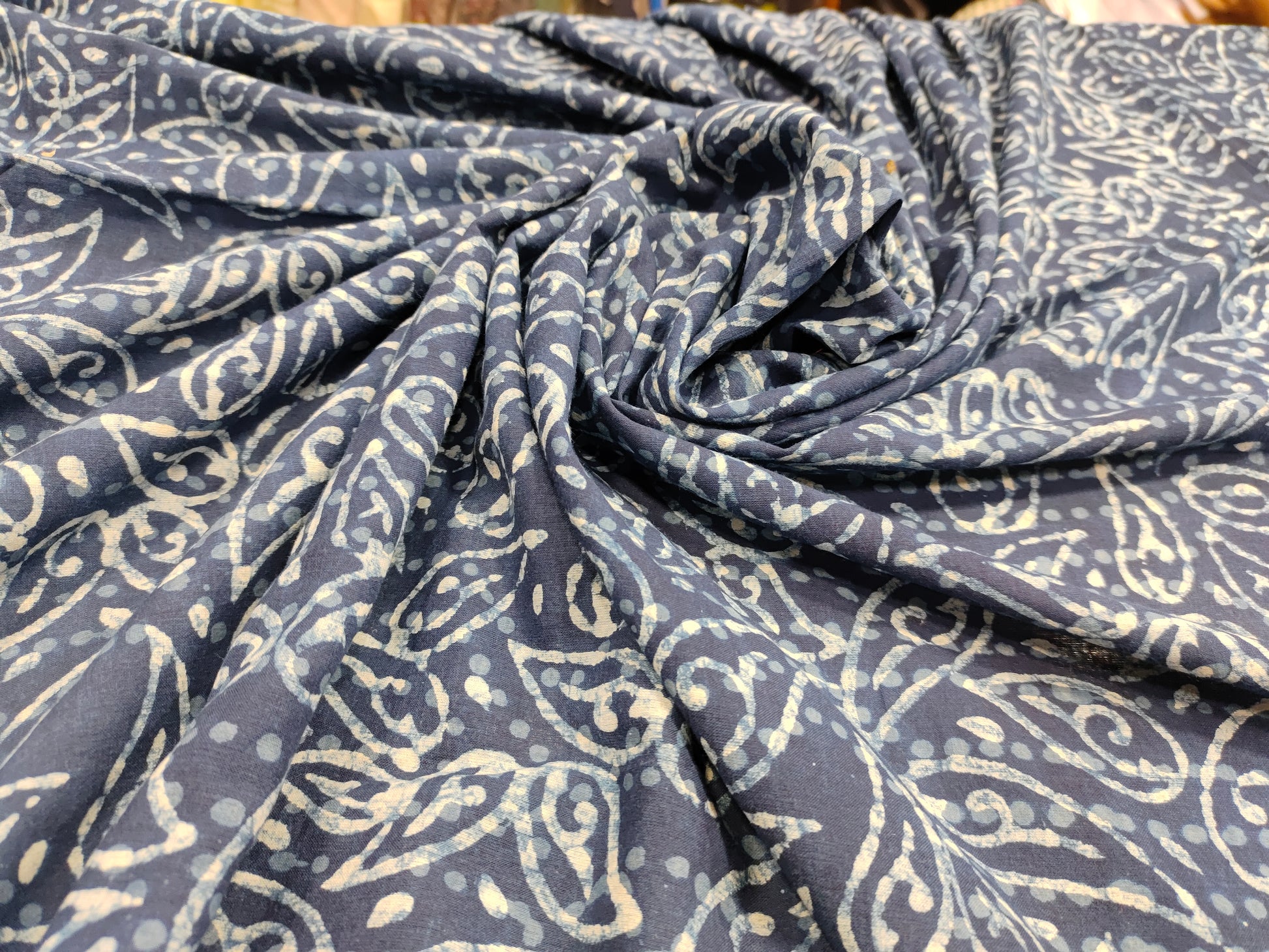 Indigo with Kairi print