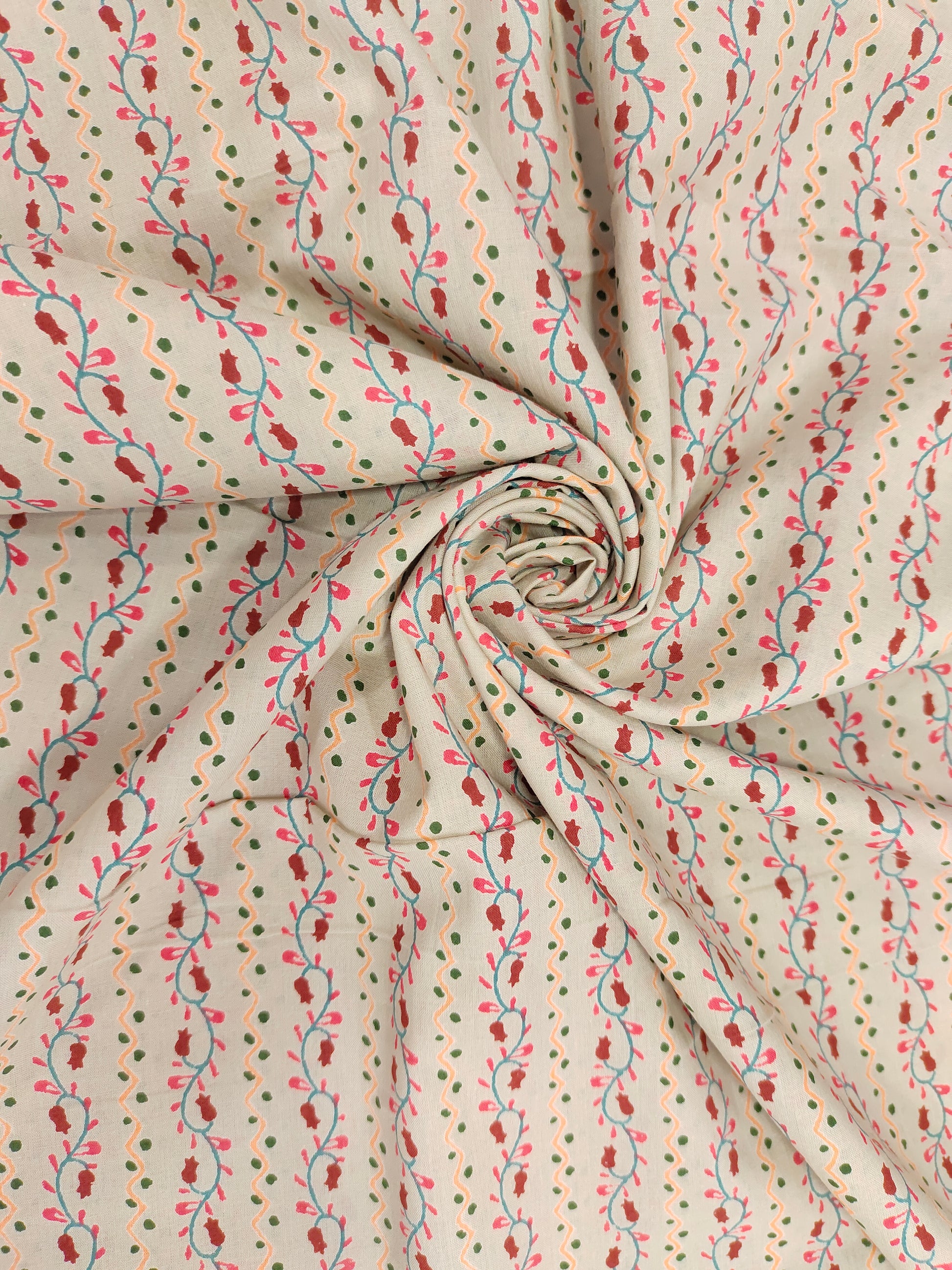 beige base with veil print