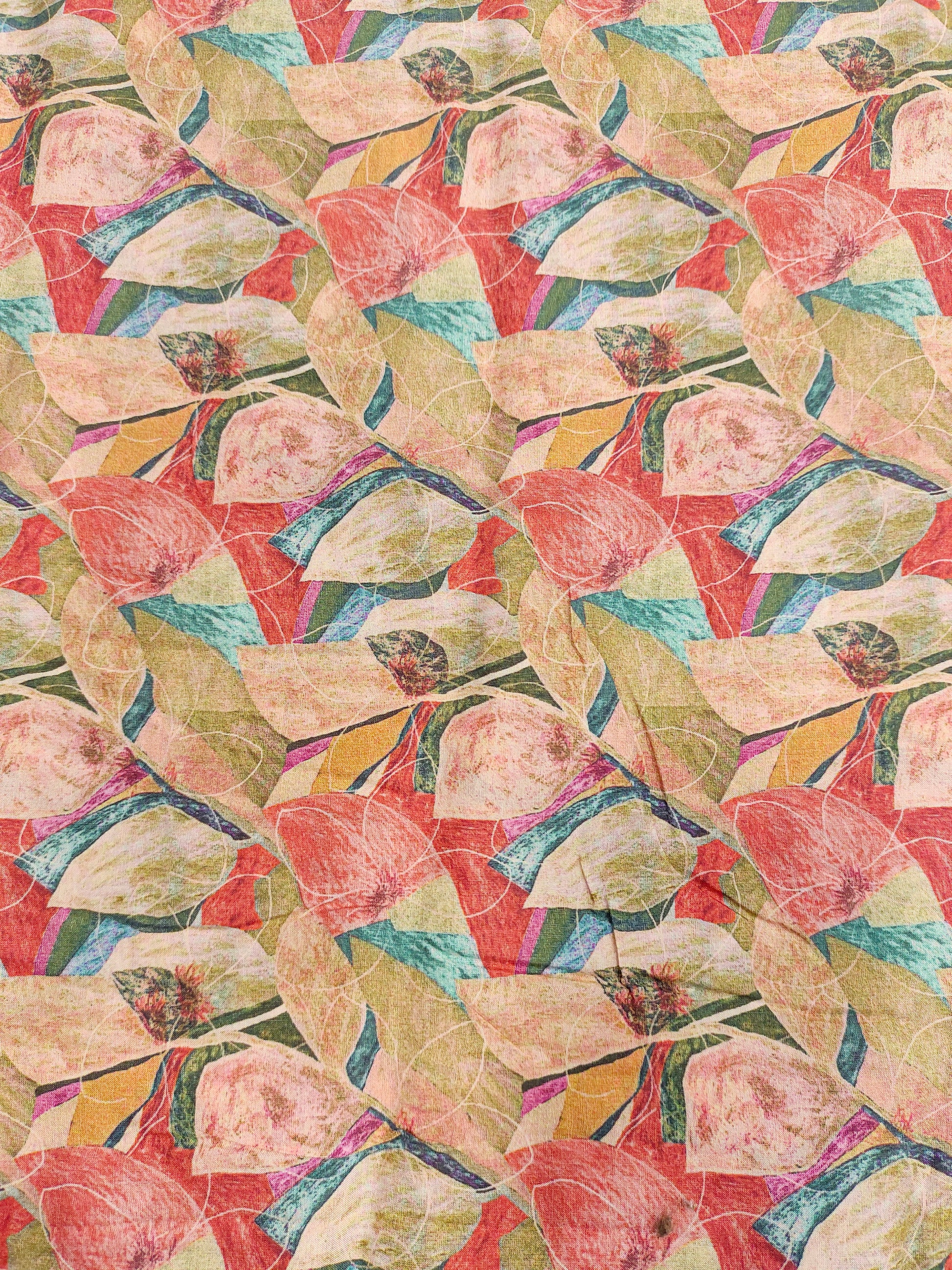 Mulbeery silk with digital print