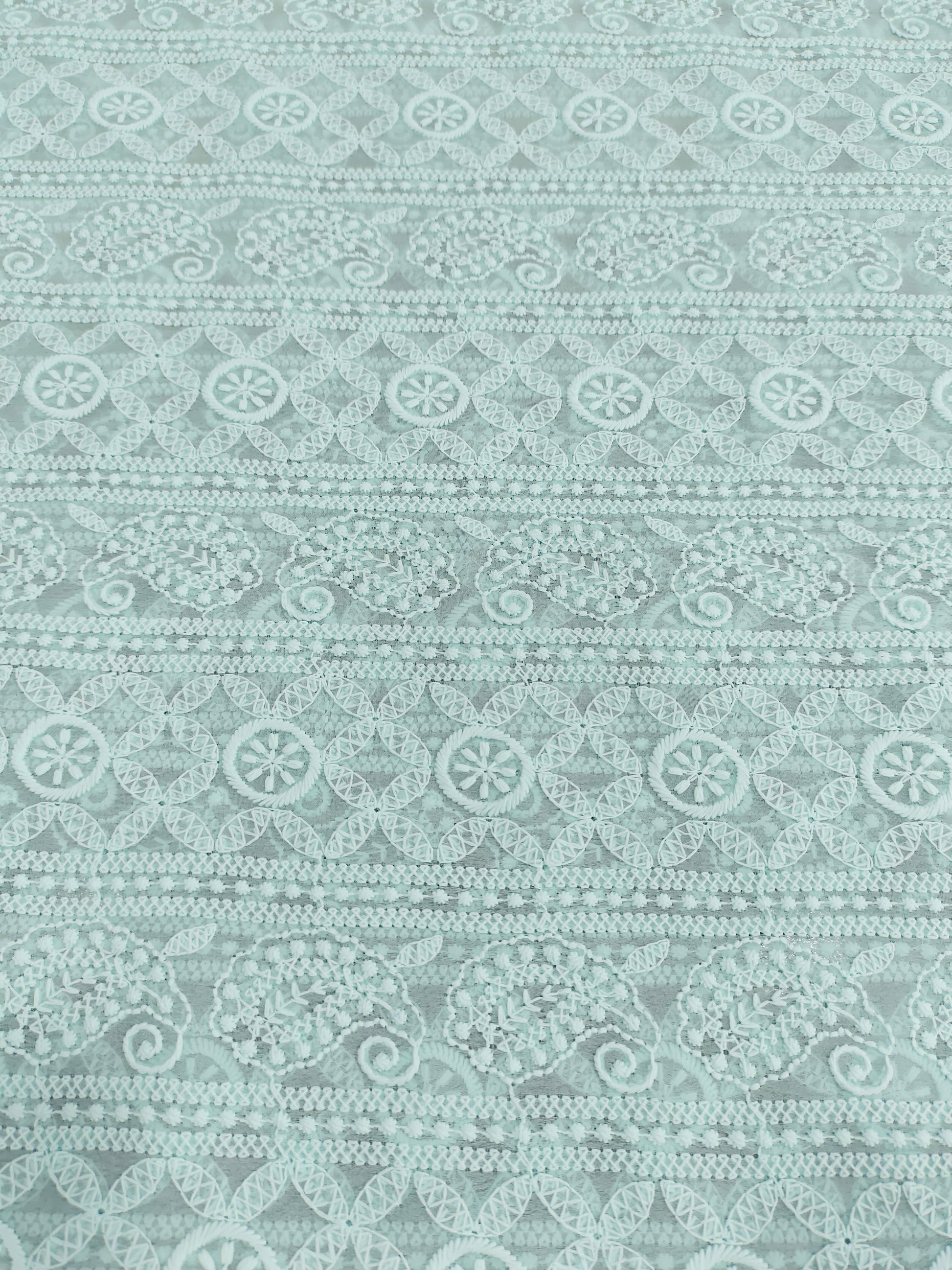 Chiffon embroidery fabric