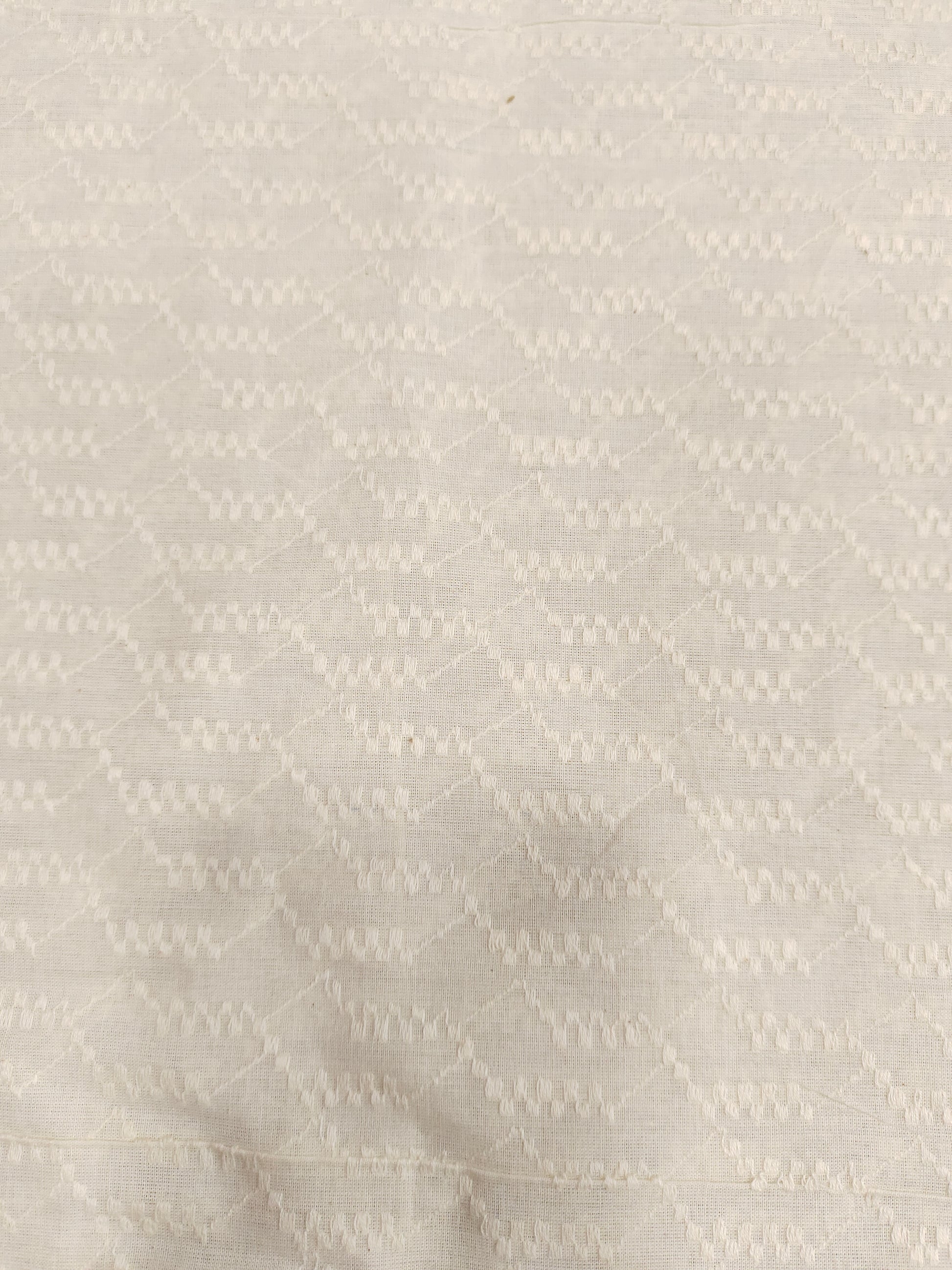 Off white lapat fabric
