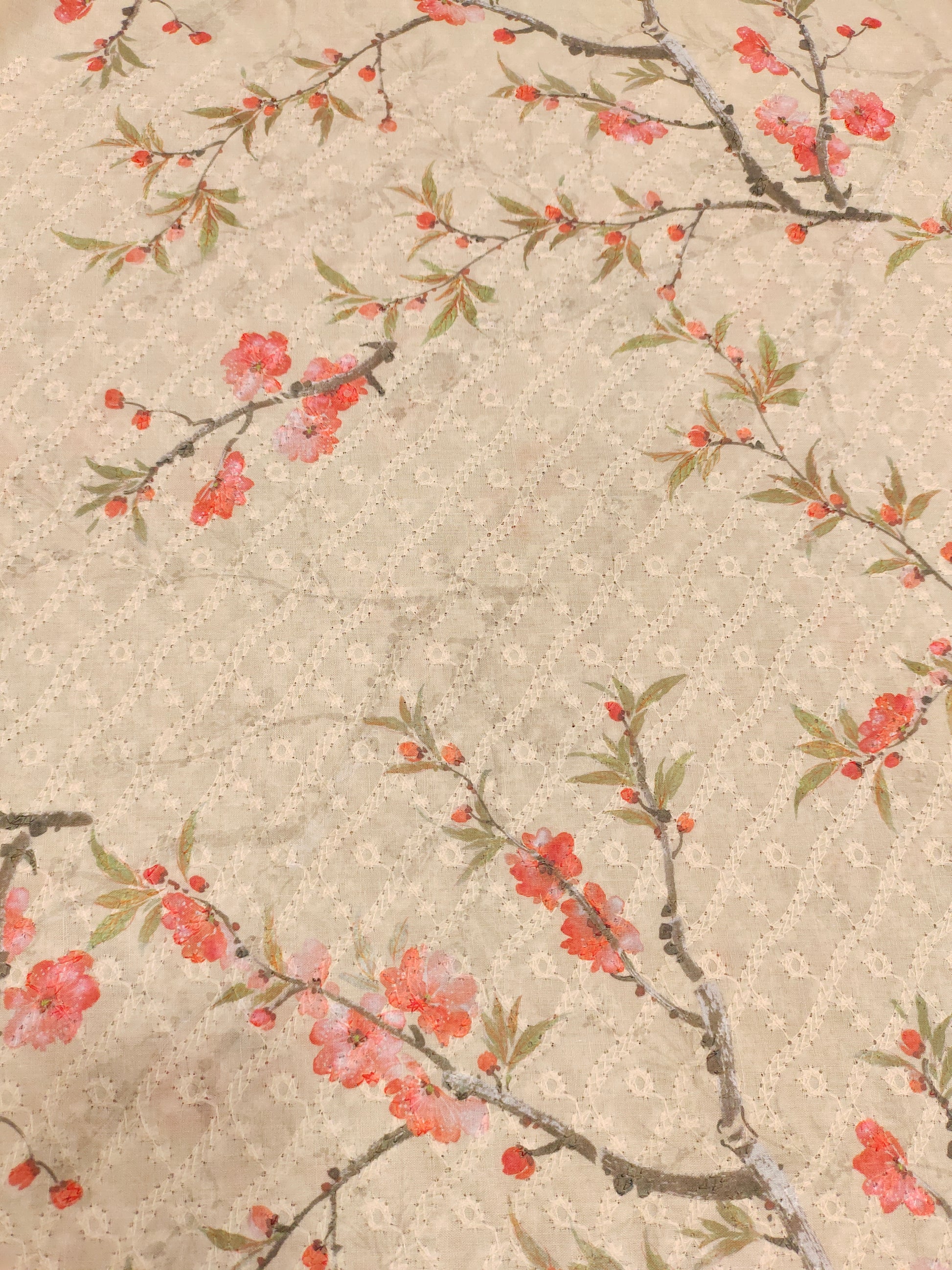 Cotton digital print chikan