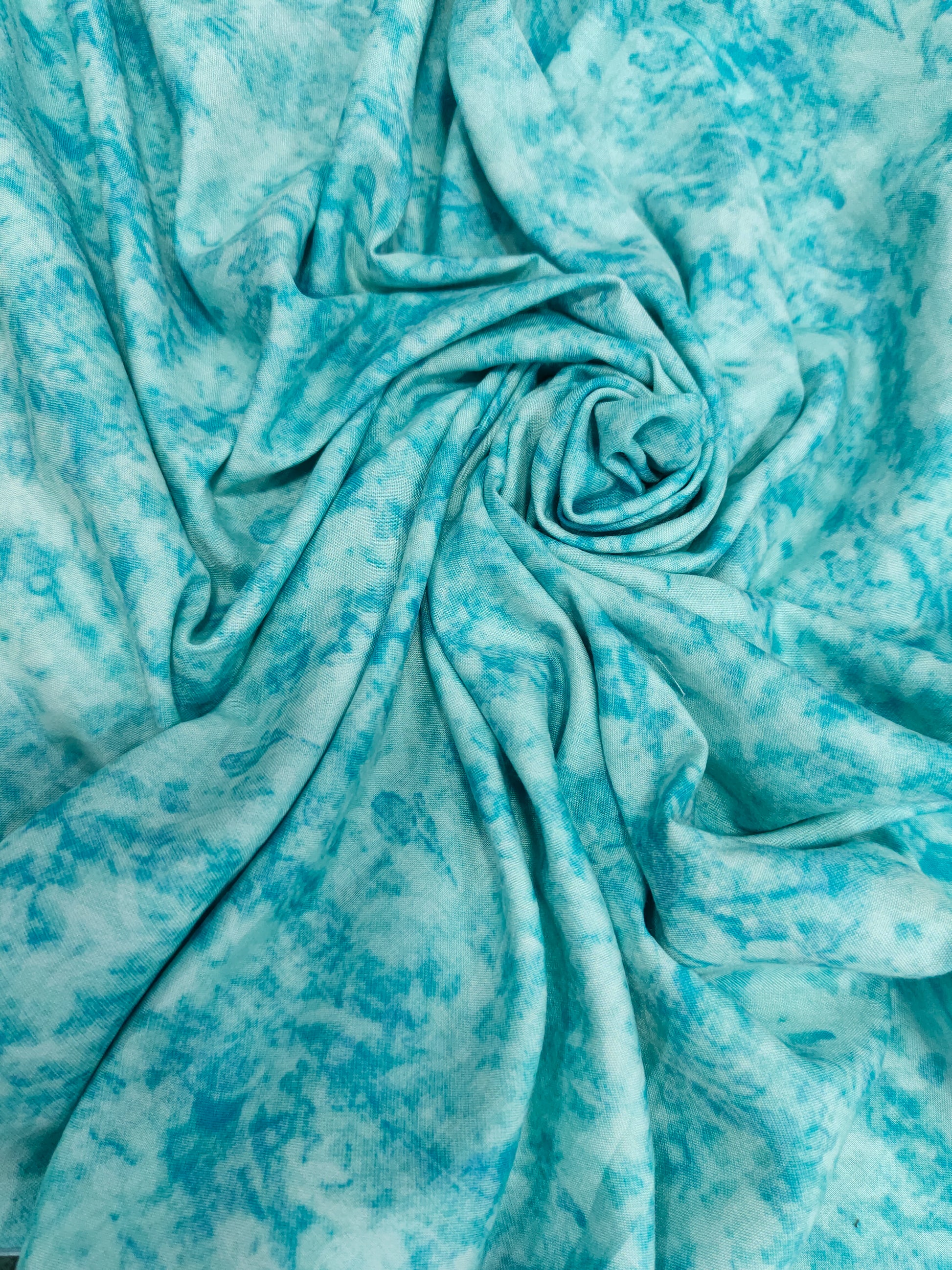 blue Polyviscose brasso