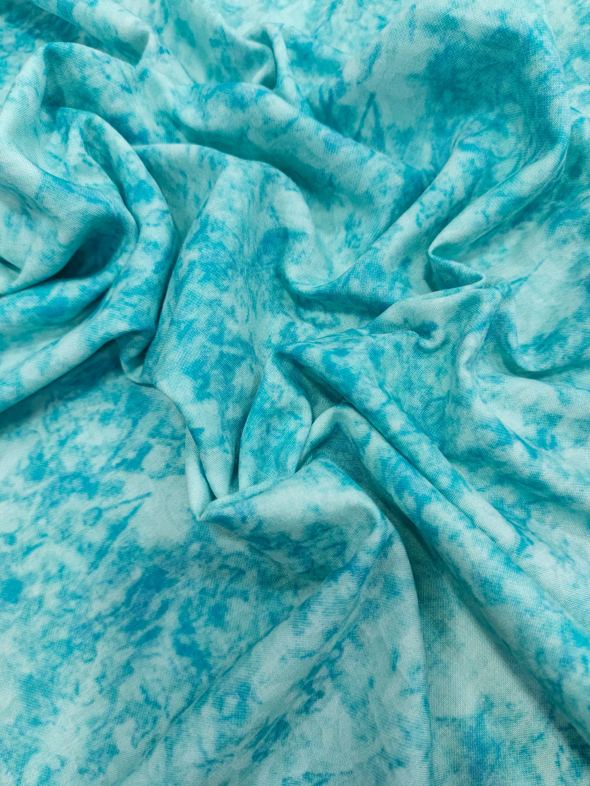 blue Polyviscose brasso