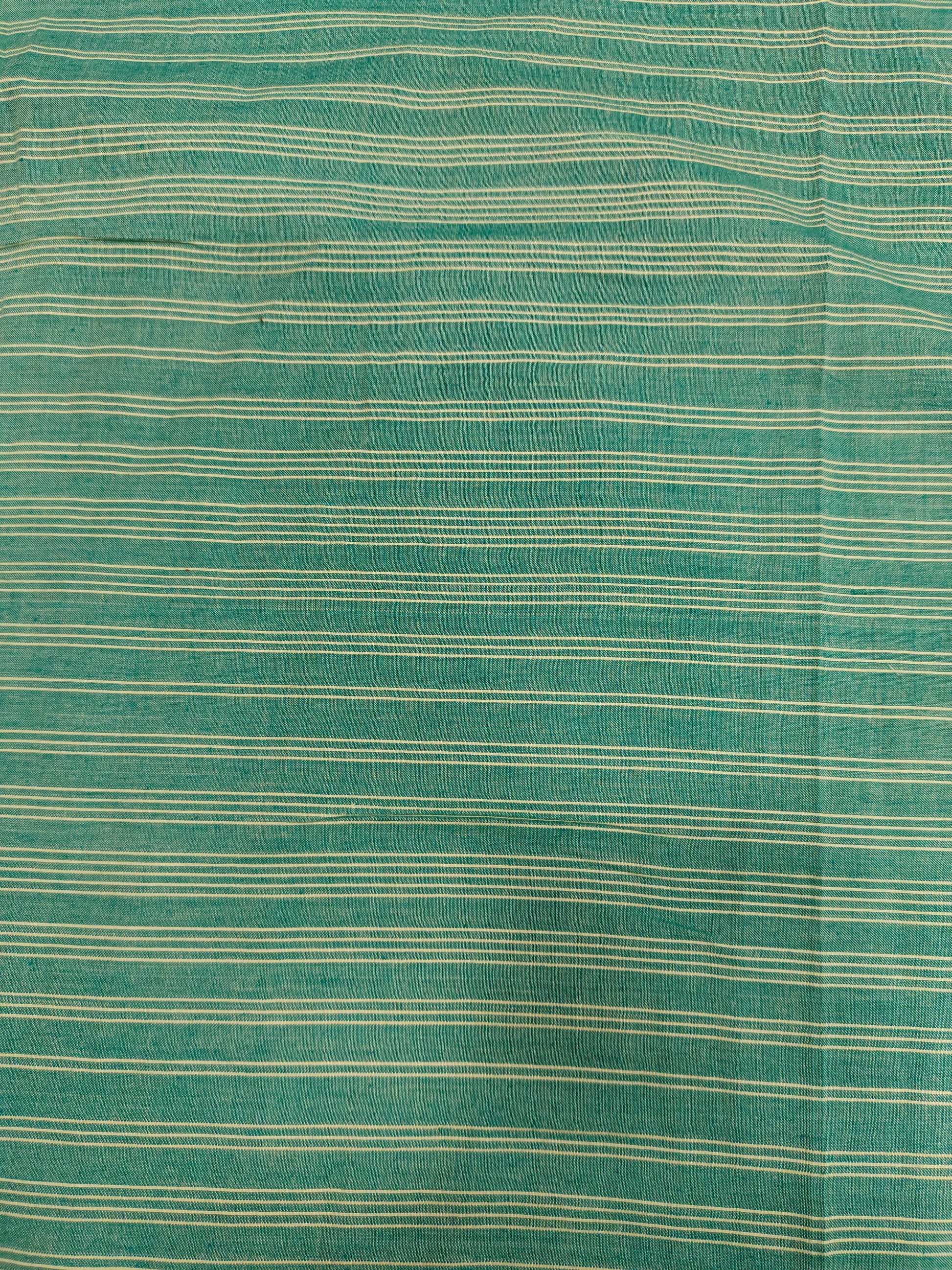Green Excal cotton Rib stripes