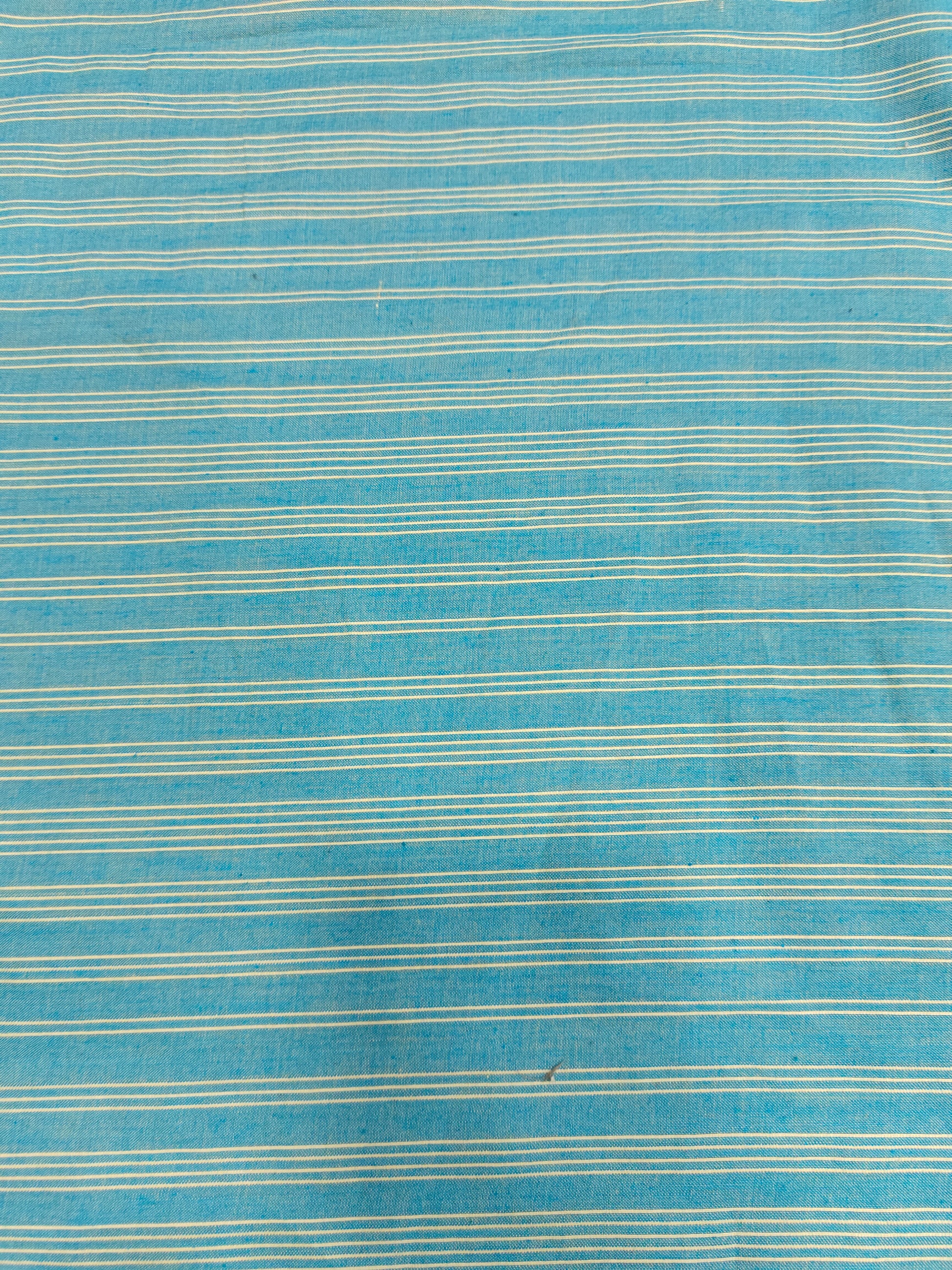 Blue cotton dobby stripes