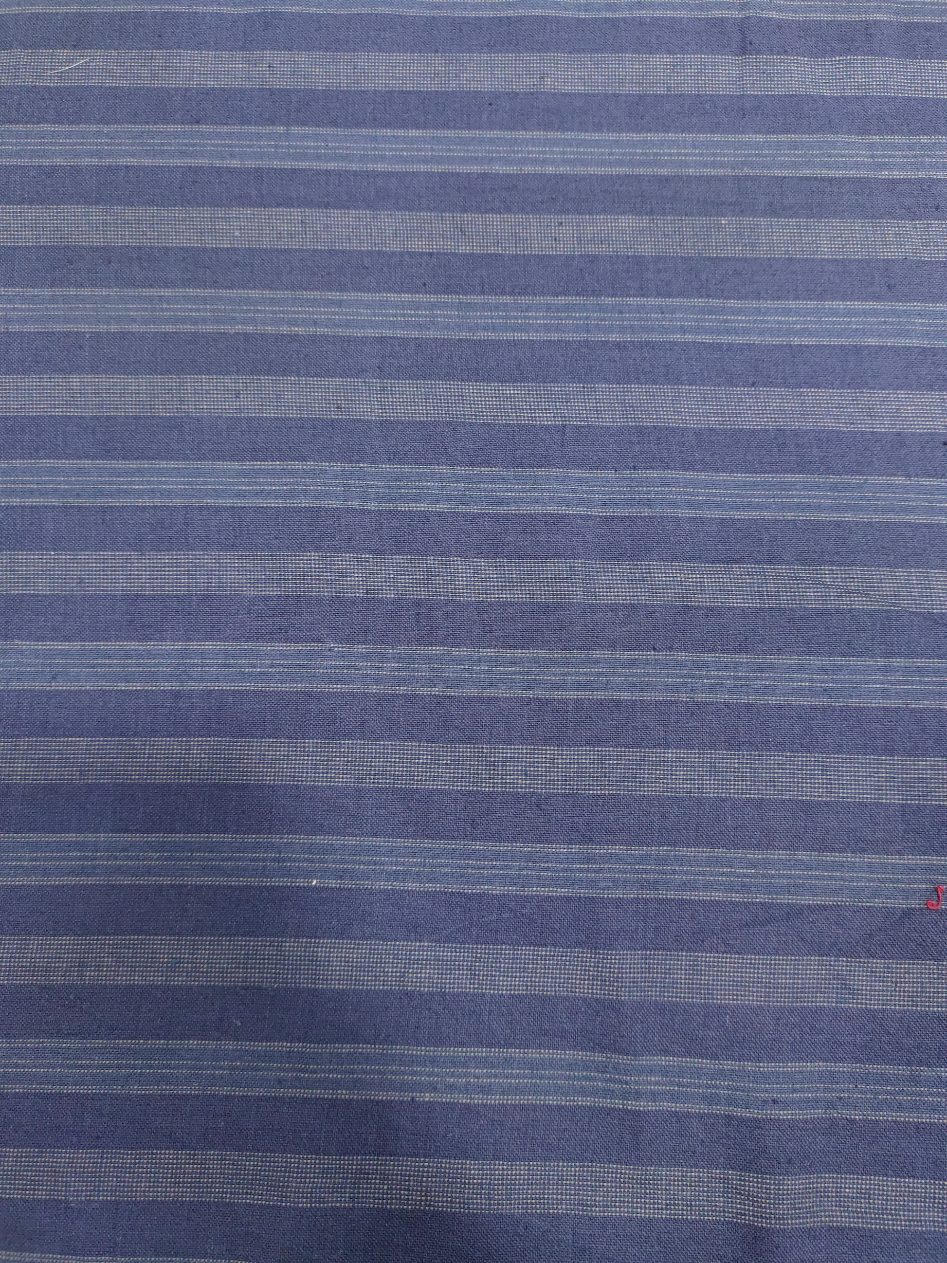 Cotton dobby dark grey stripes
