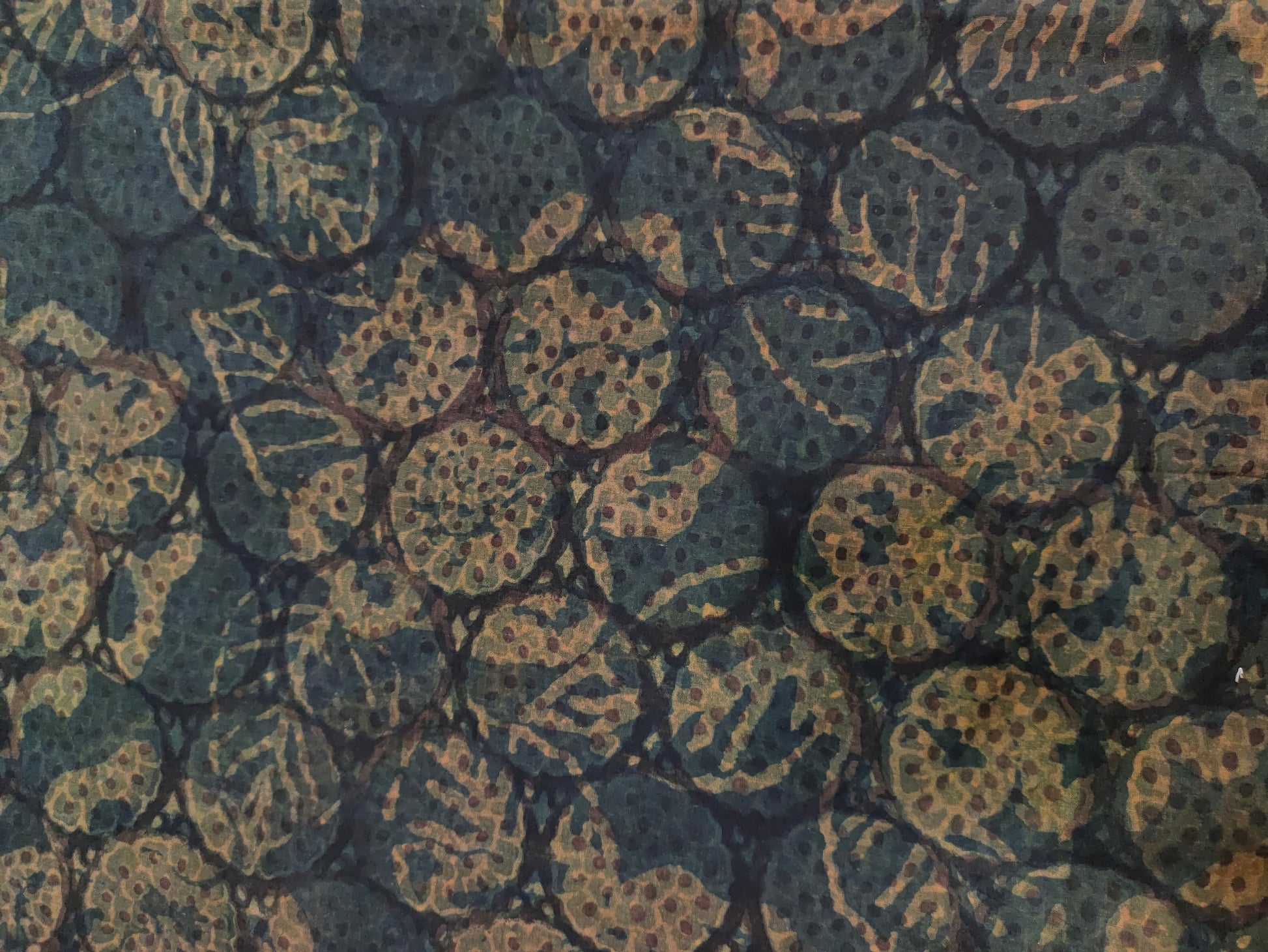 Indigo daboo with 3 color print