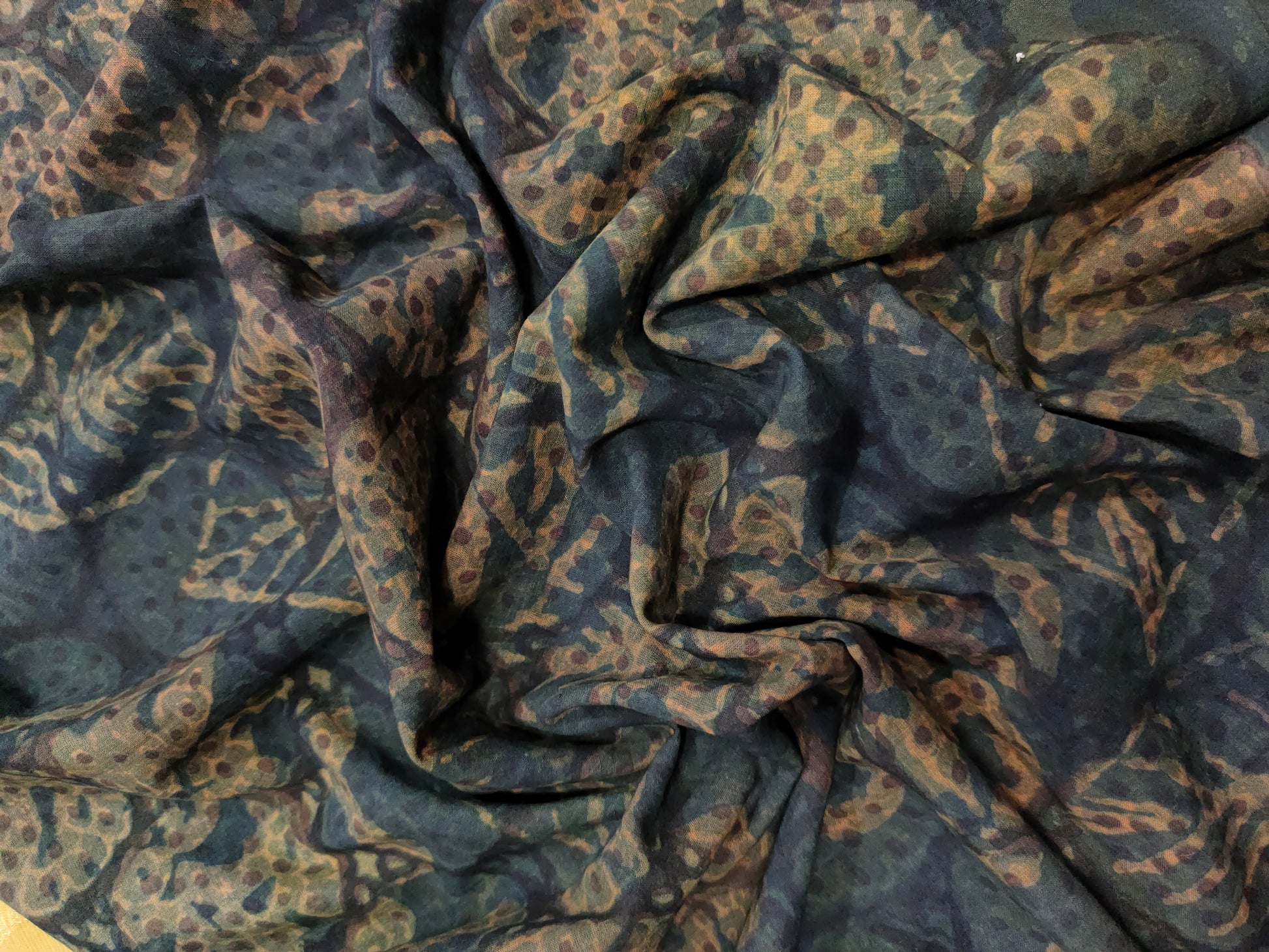 Indigo daboo with 3 color print