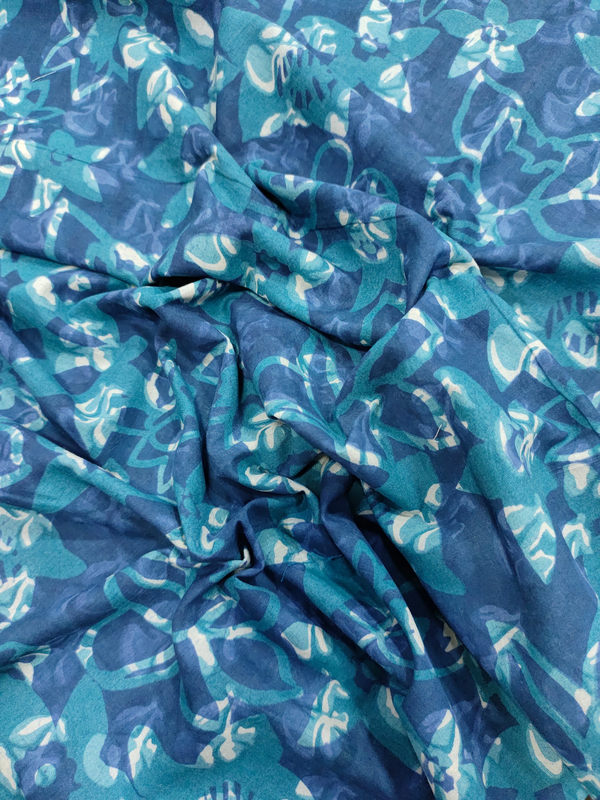 Indigo daboo with 2 color print