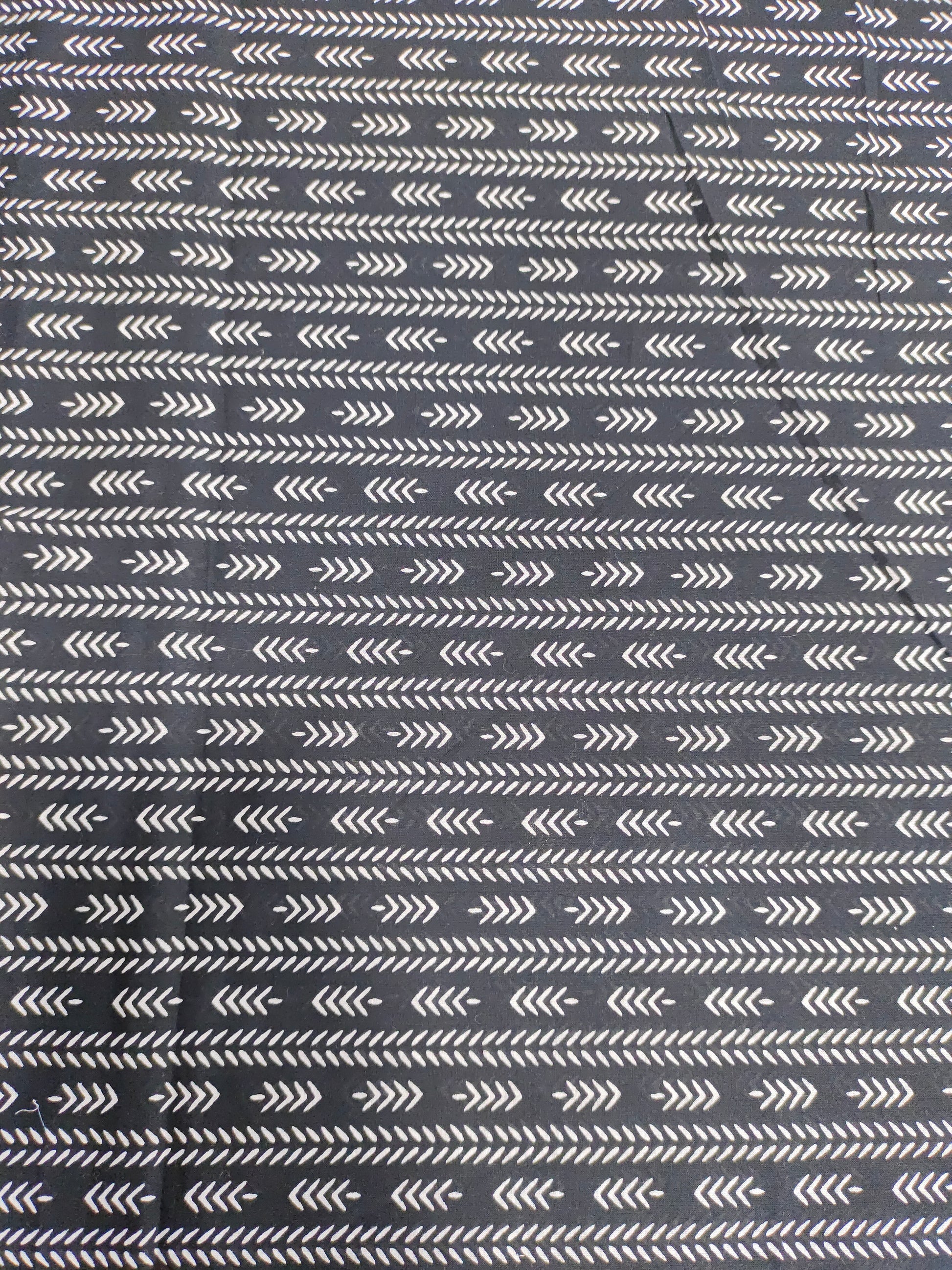 Black and white stripes print