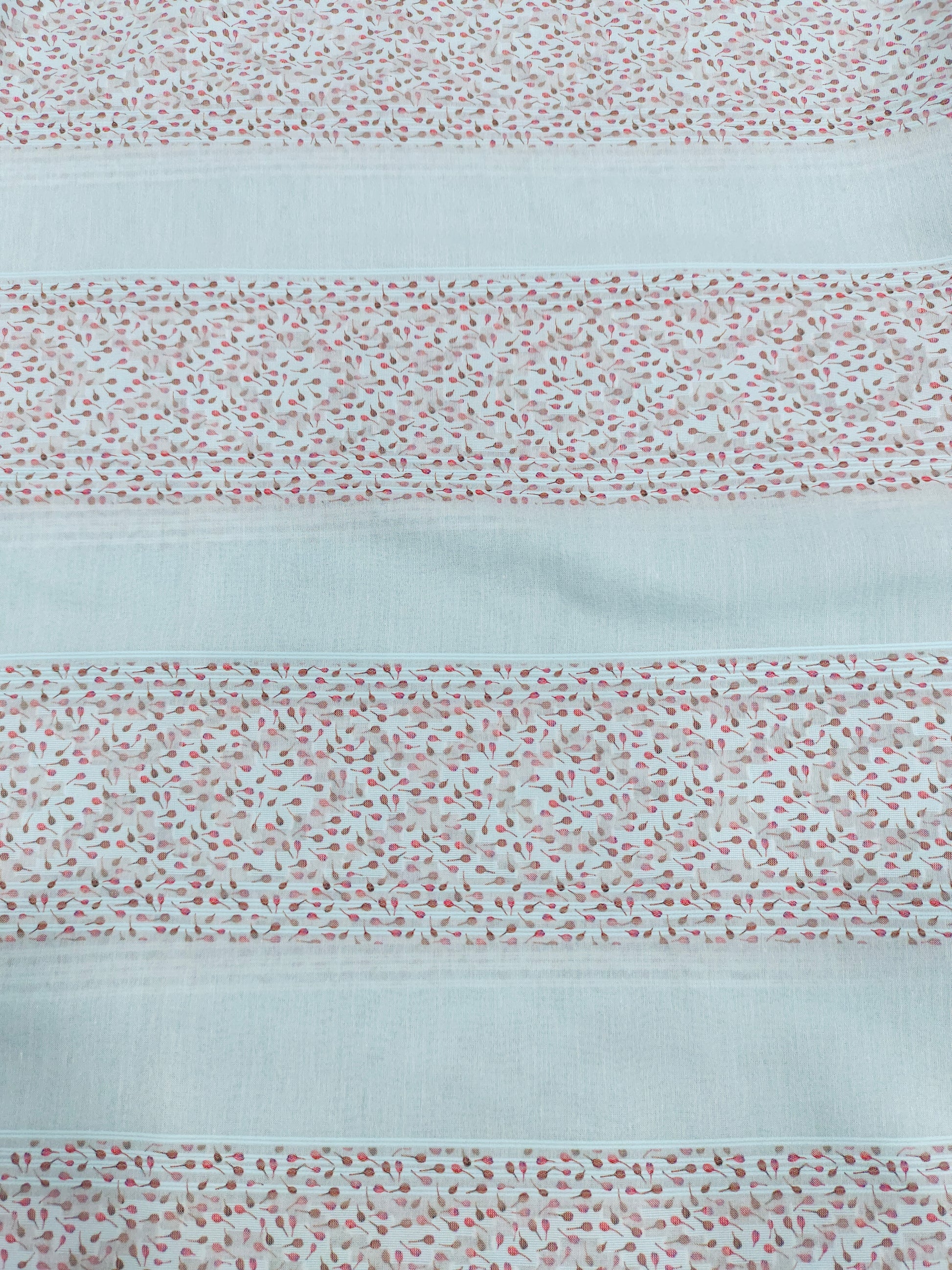 Light blue Cotton Jacqard print