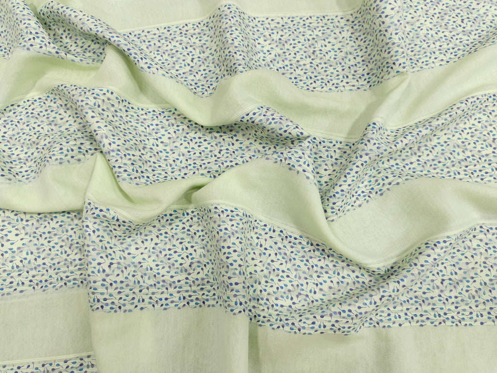 Light sea green Jacqard print