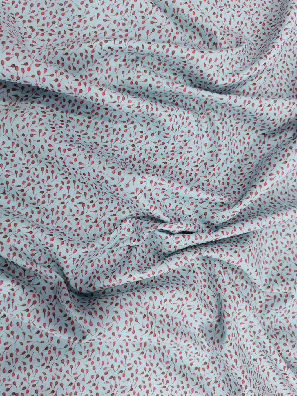 Light blue Jacqard all over print