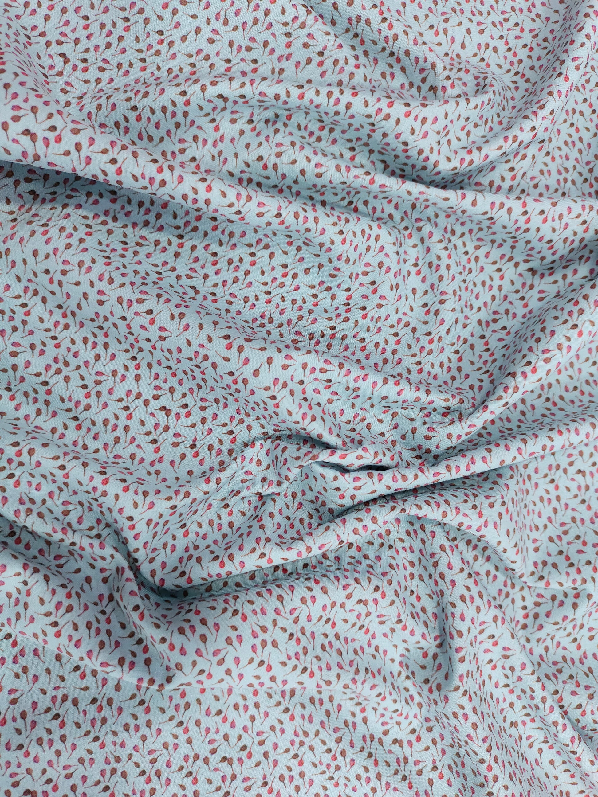 Light blue Jacqard all over print