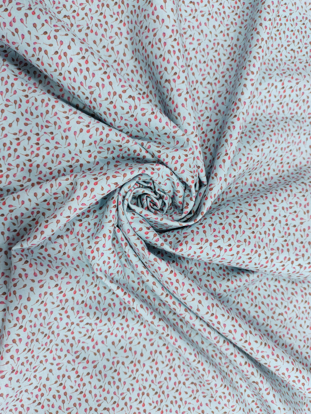 Light blue Jacqard all over print