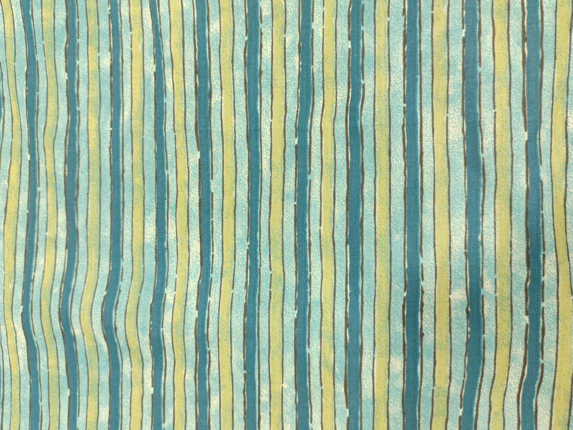 Stripe cotton screen print