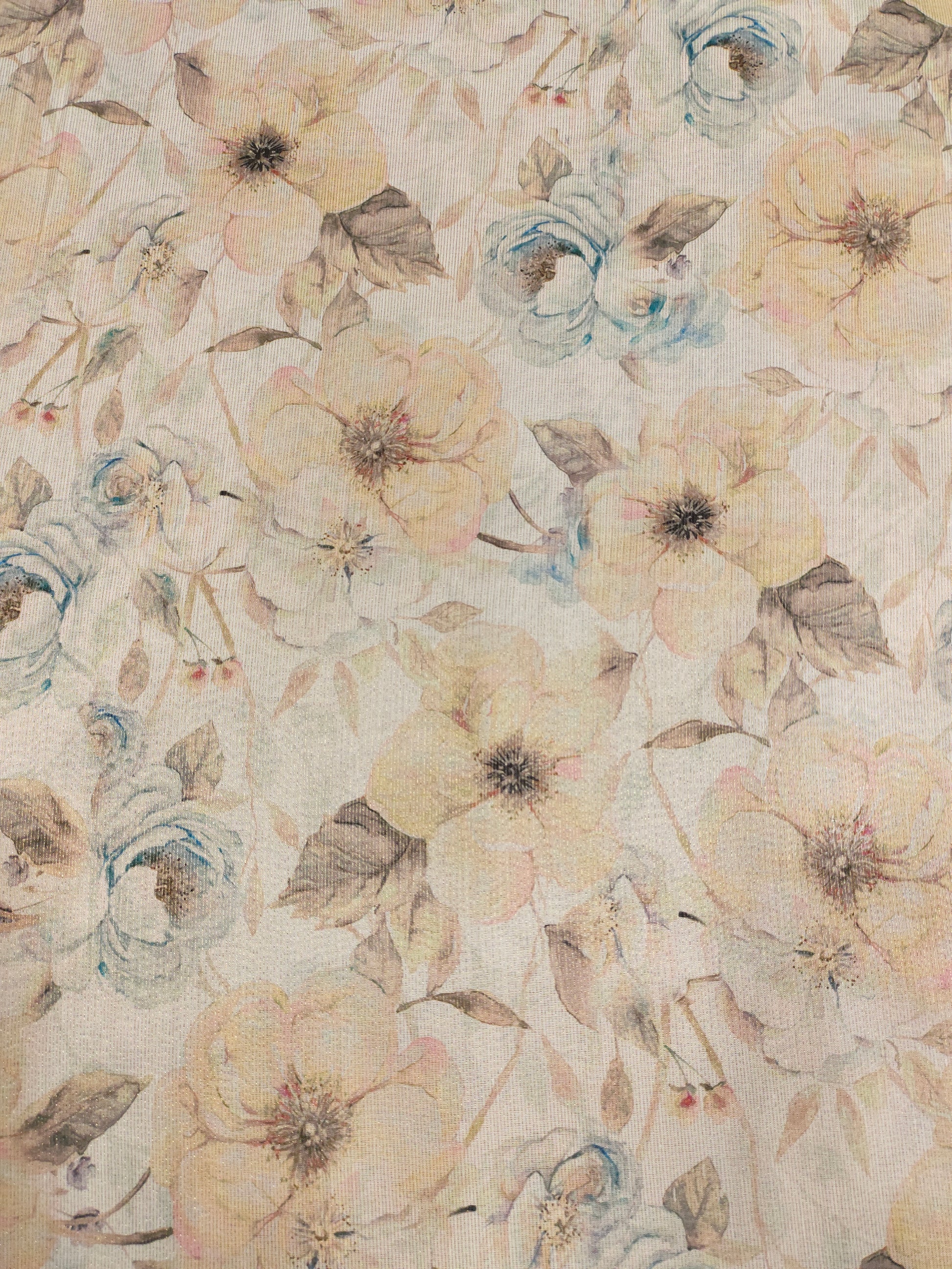 Muslin silk digital print