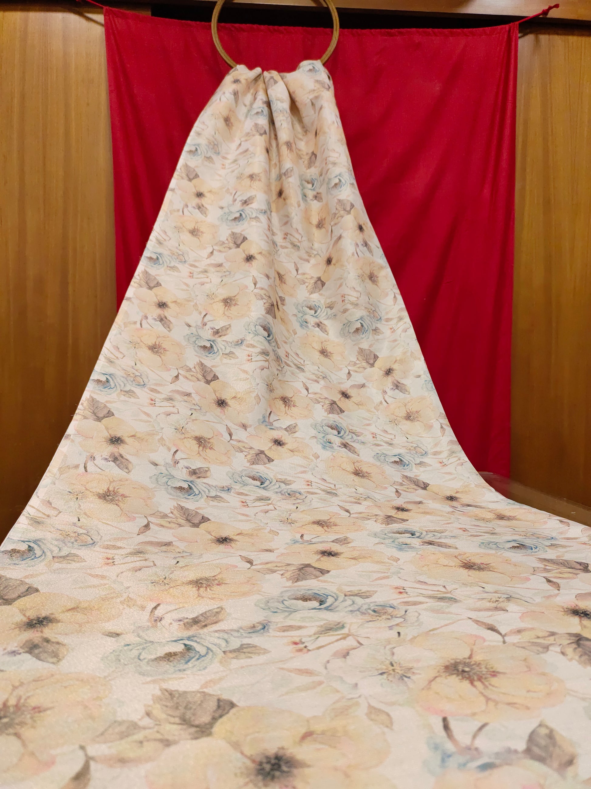 Muslin silk digital print