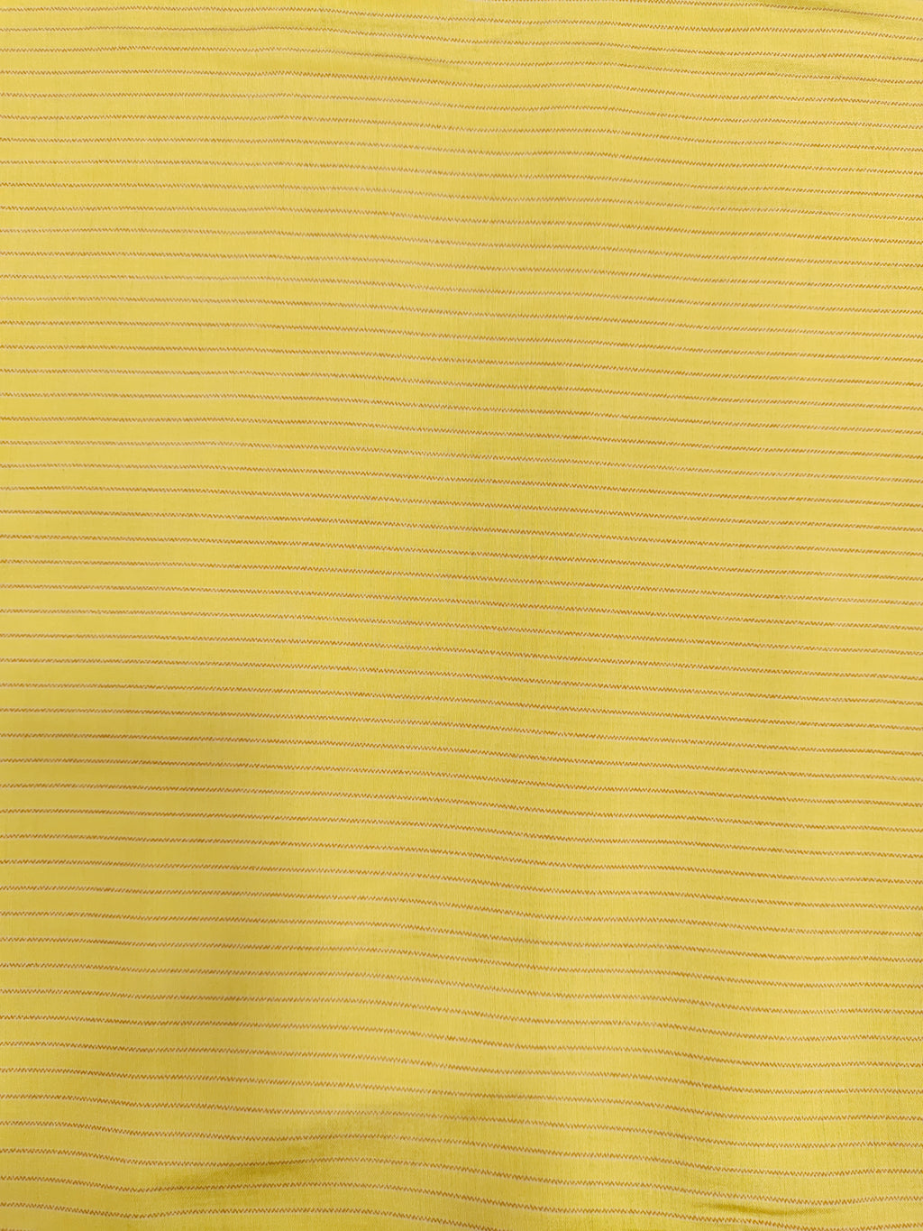 Light lemon muslin fabric with grey stripes