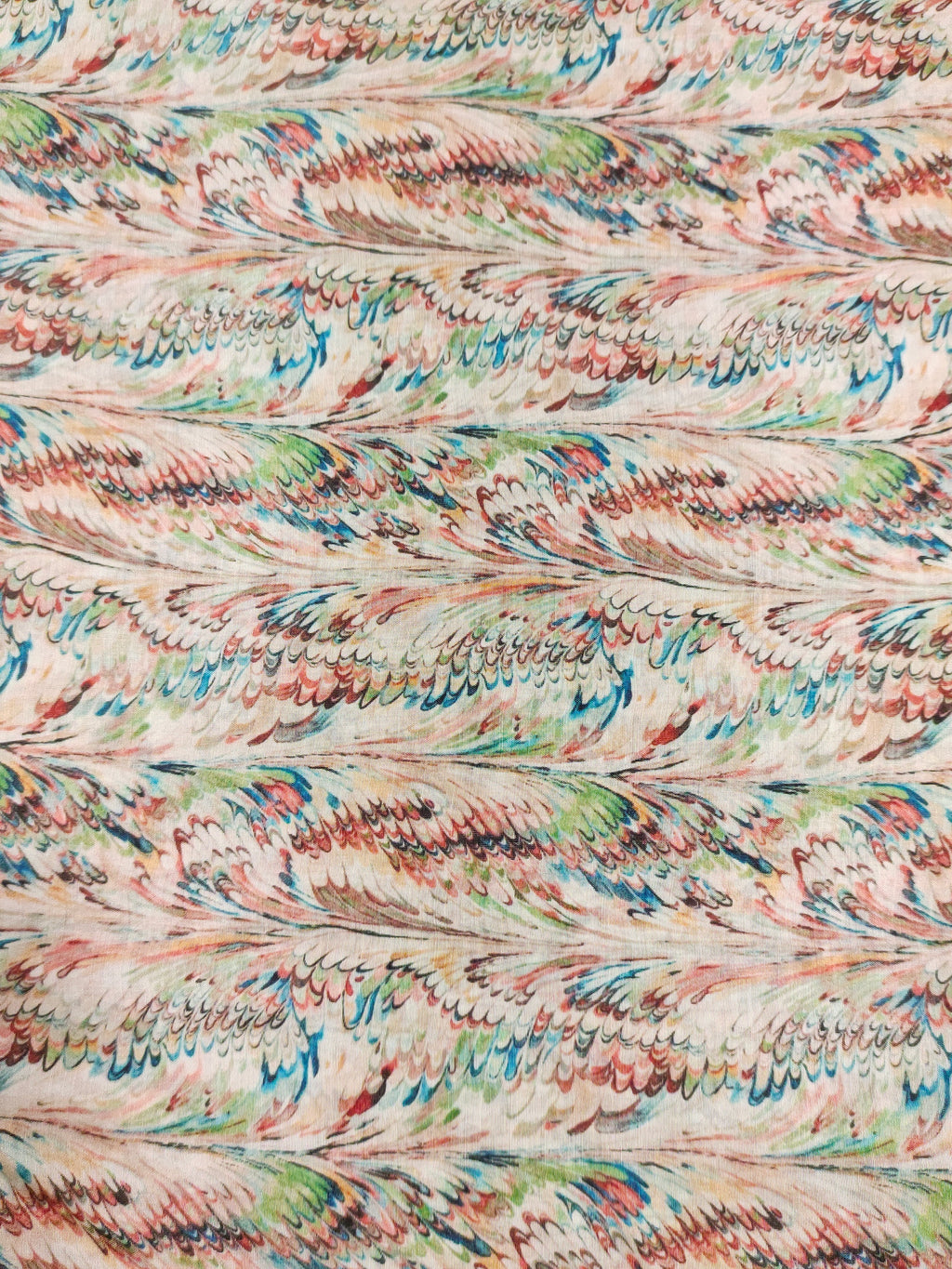 Mull berry silk in digital print