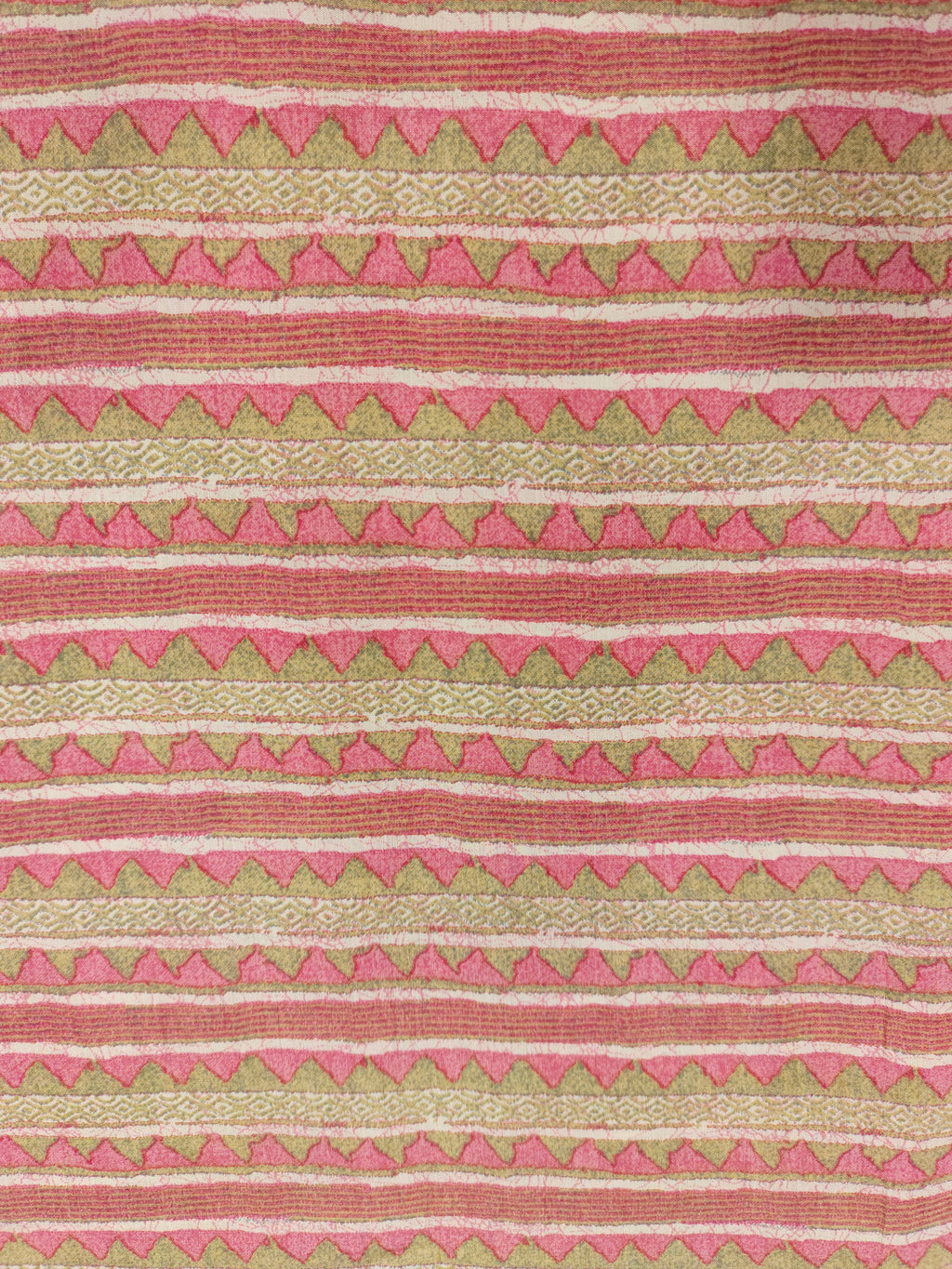 Maroon maslin fabric with digital print and gold foile