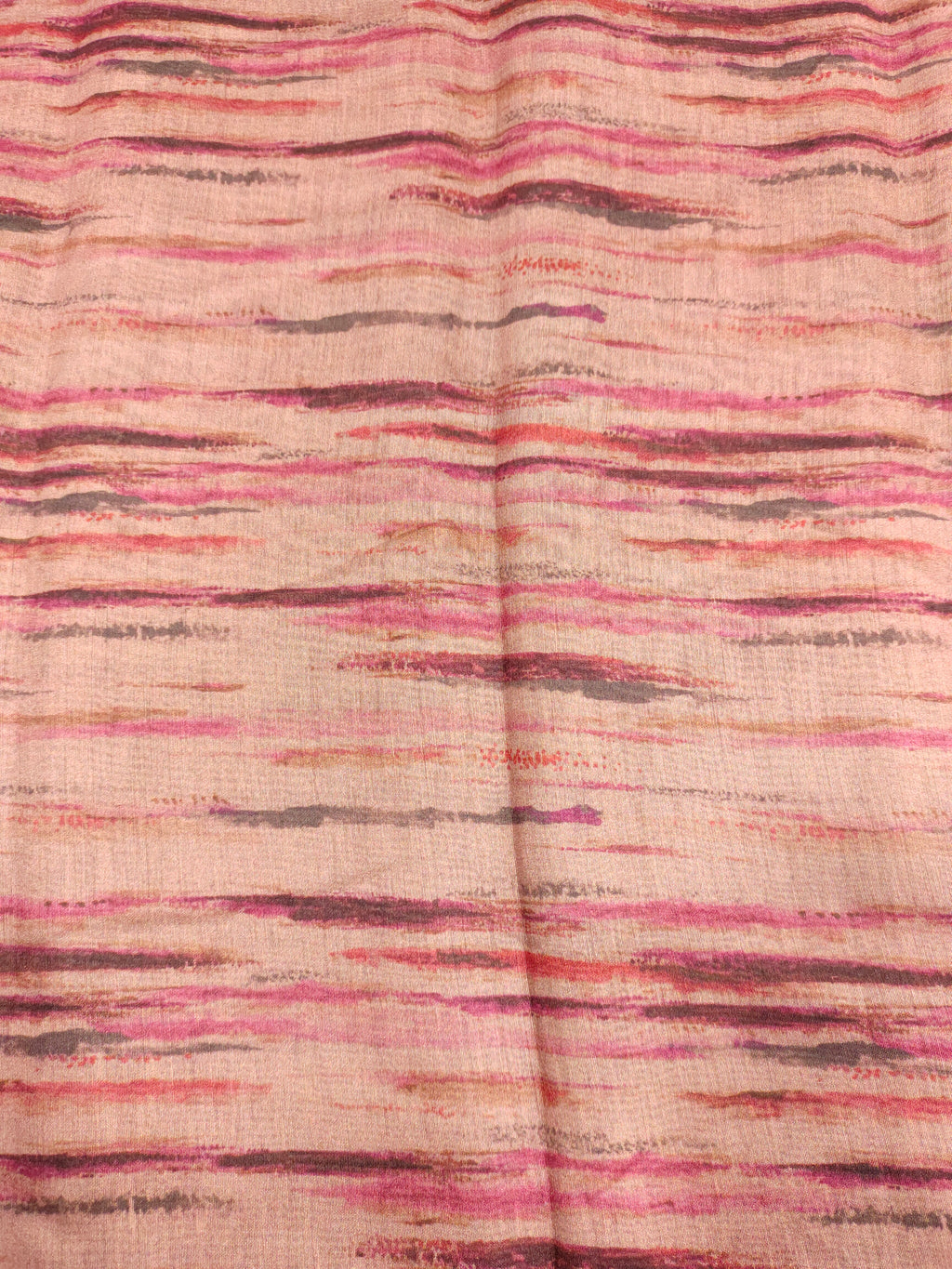 Muslin stripes fabric print with wine color