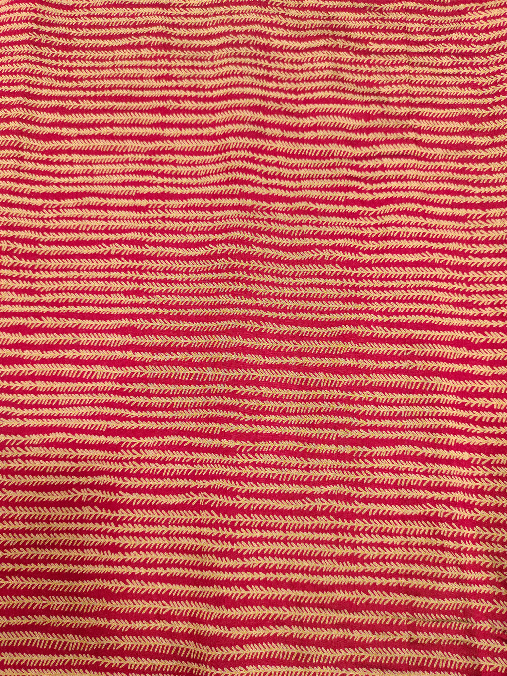 Maslin with marron and beige print