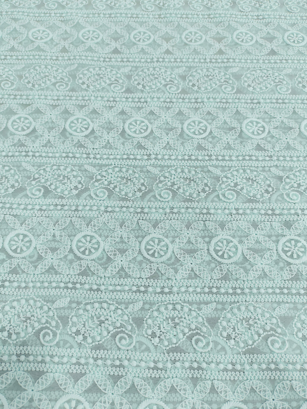 Chiffon embroidery fabric