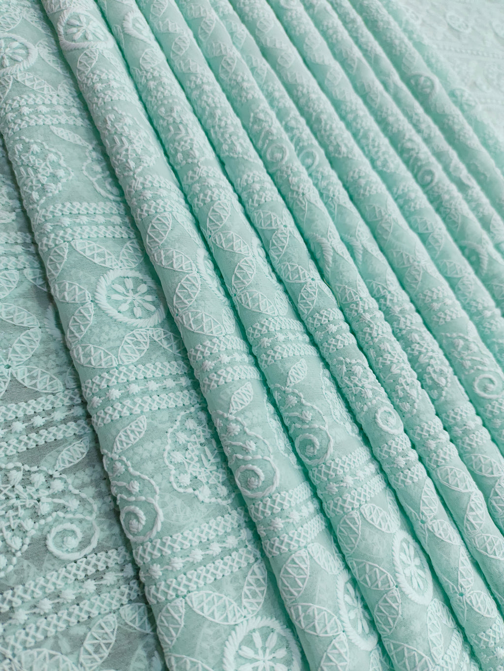 Chiffon embroidery fabric