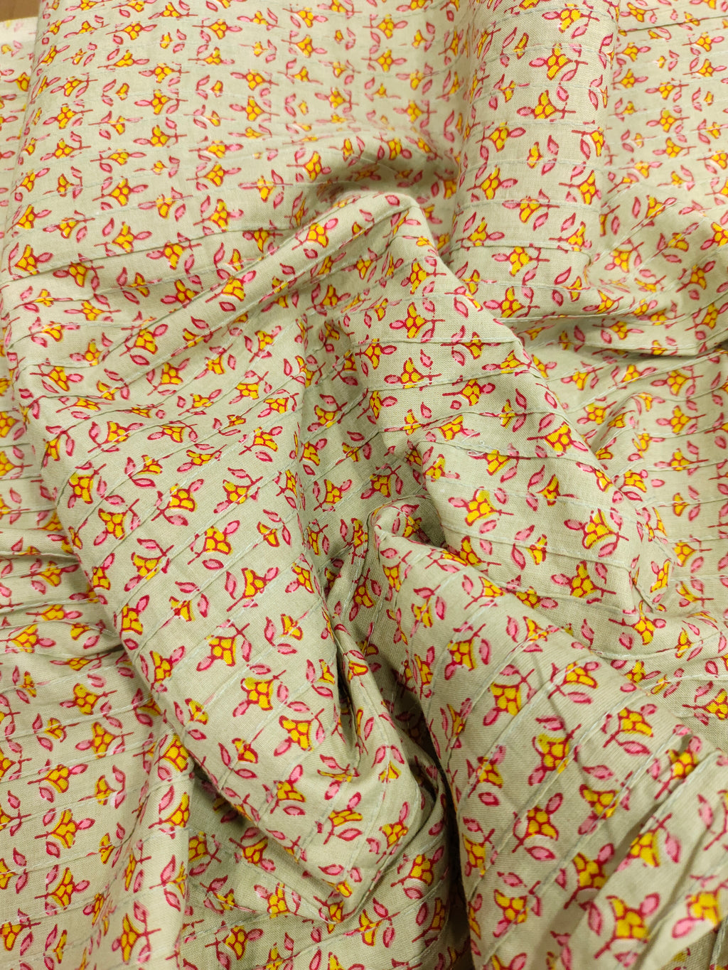 pintucks cotton fabric
