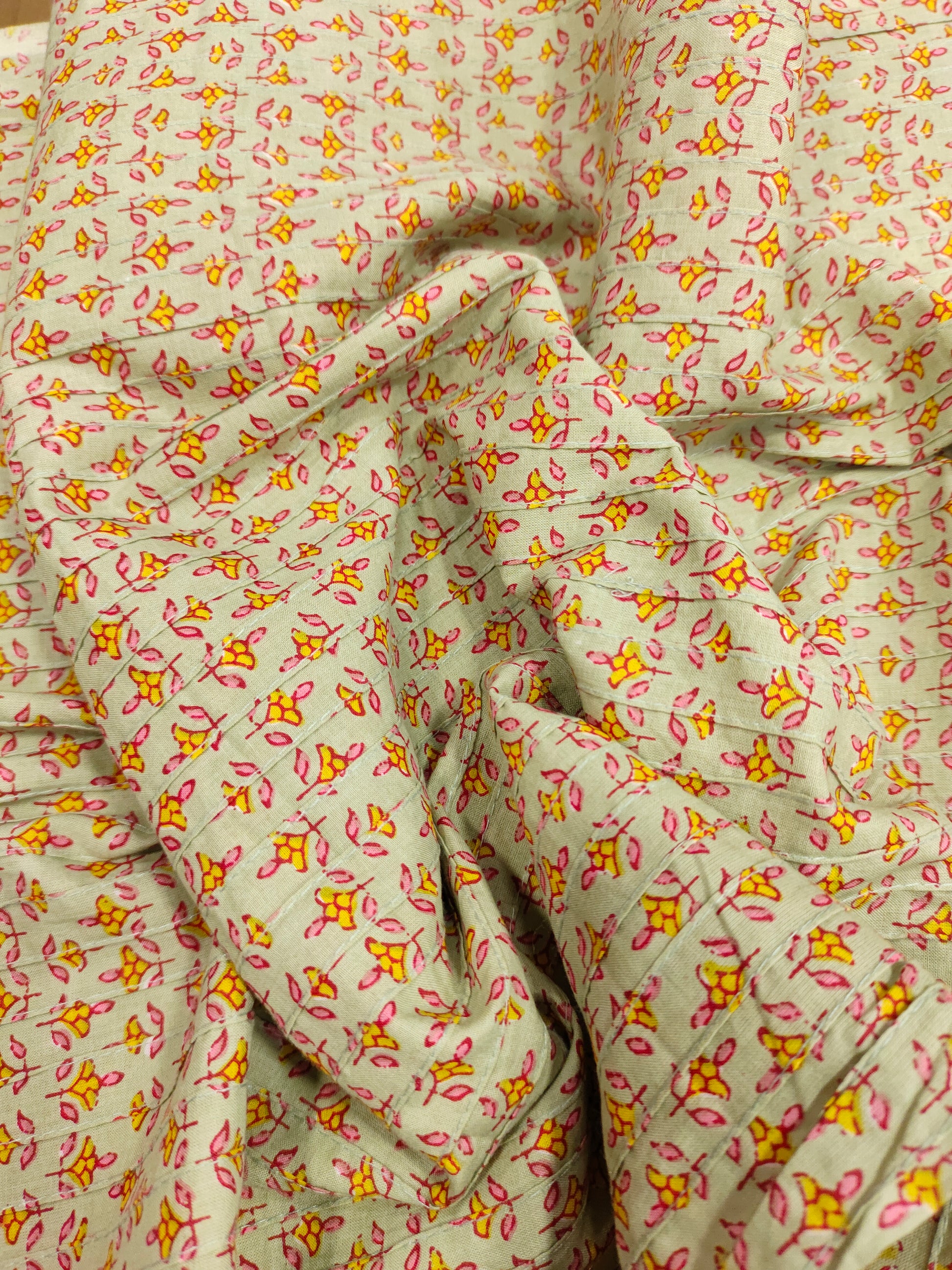 pintucks cotton fabric