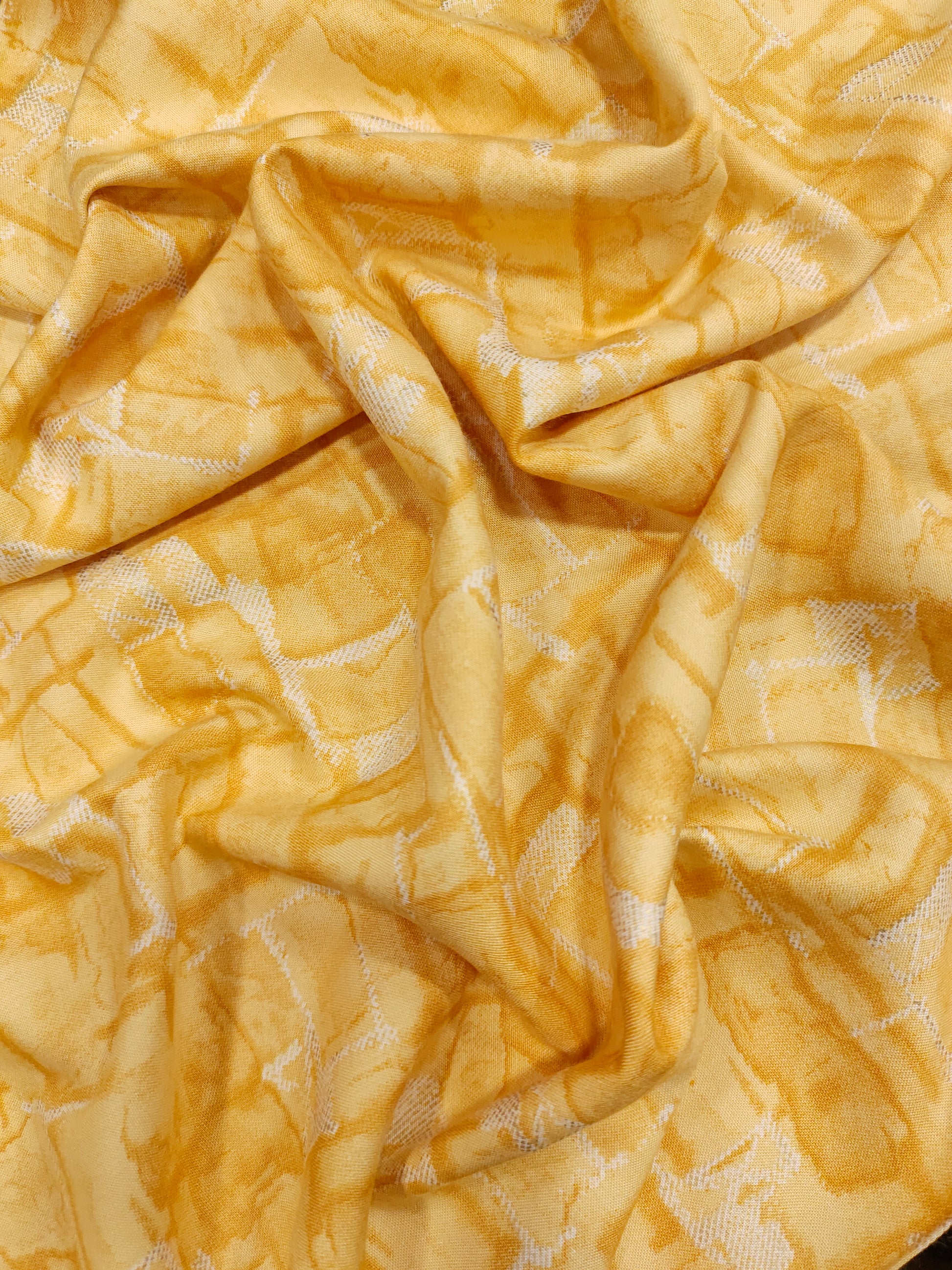 Rayon with digital print with foile finish
