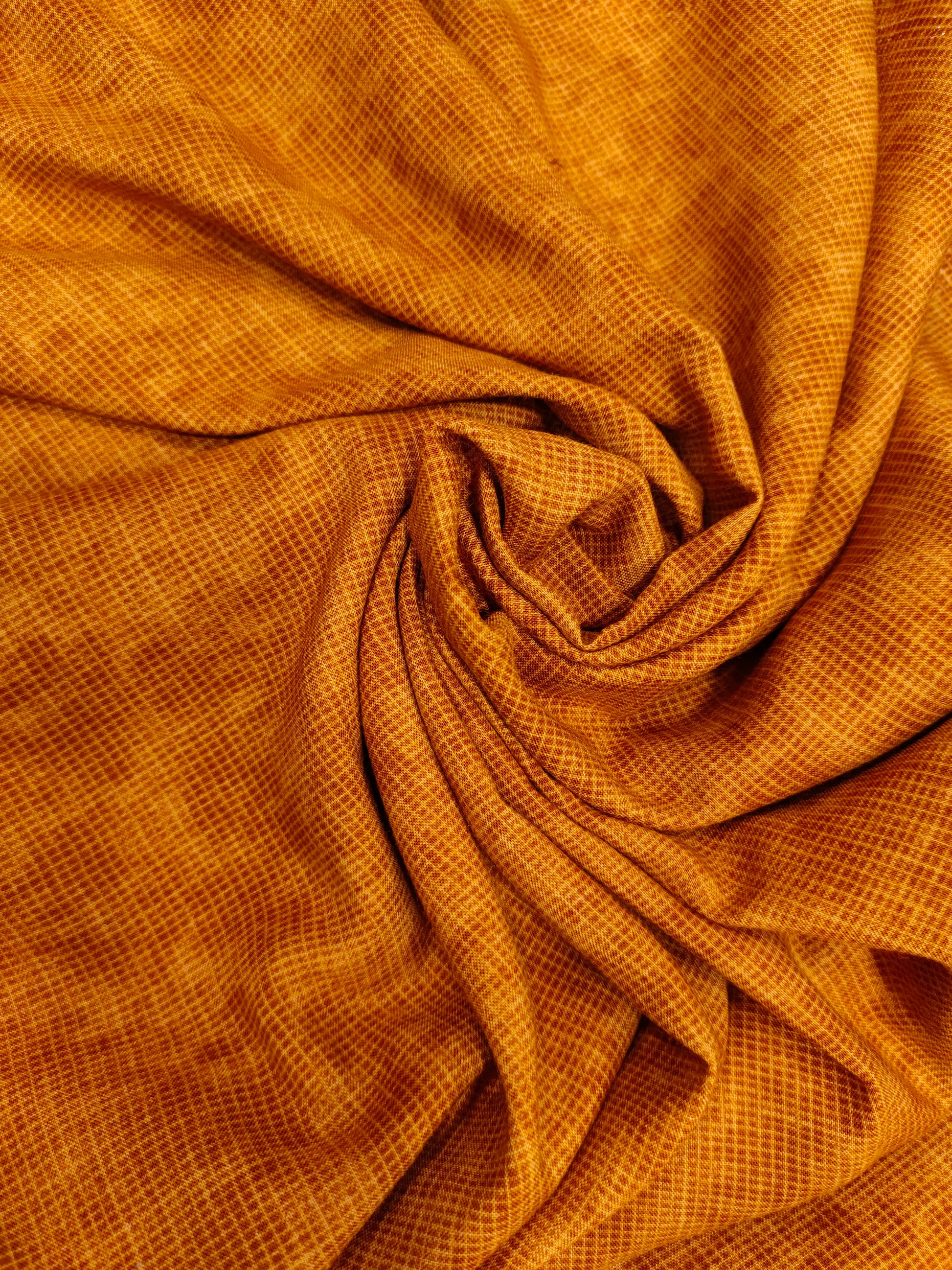 Double shade Rayon with small checks print