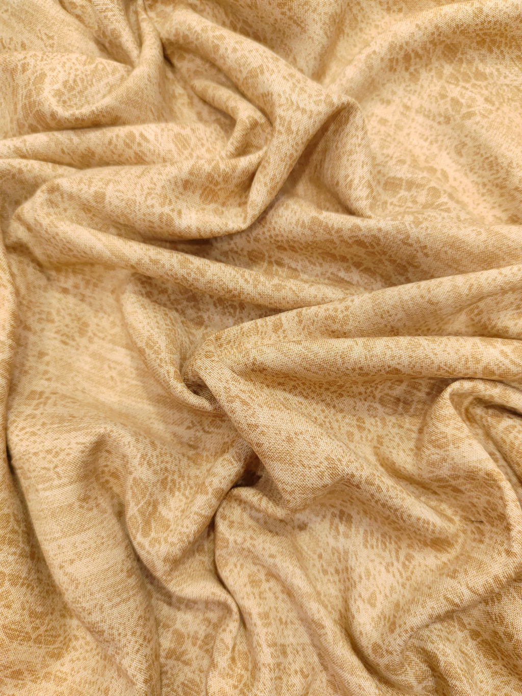 Beige shaded rayon fabric