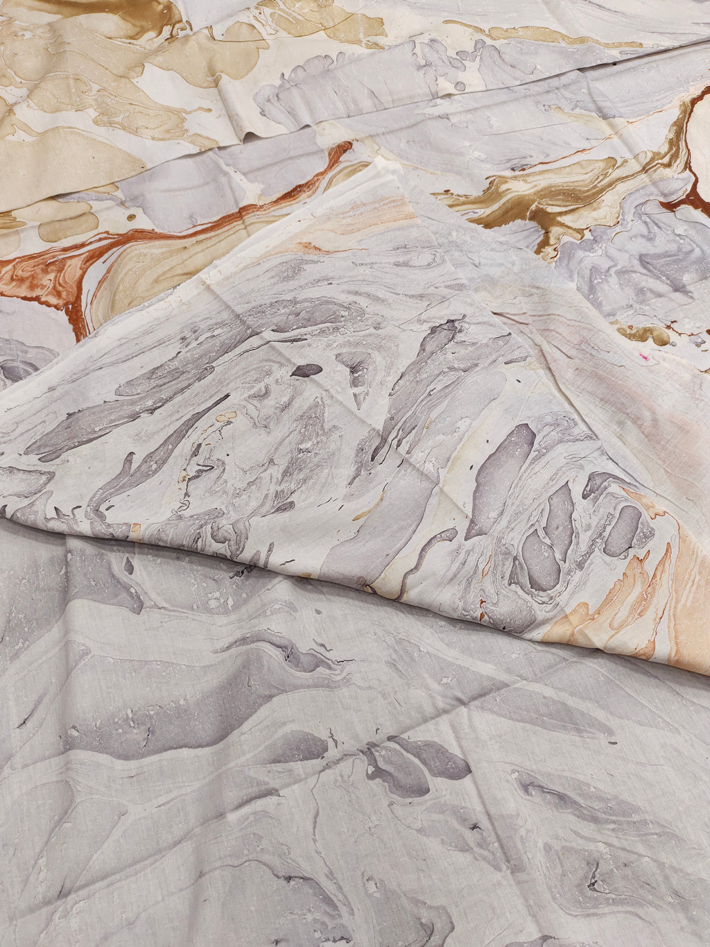 Cotton saree in cloud print
