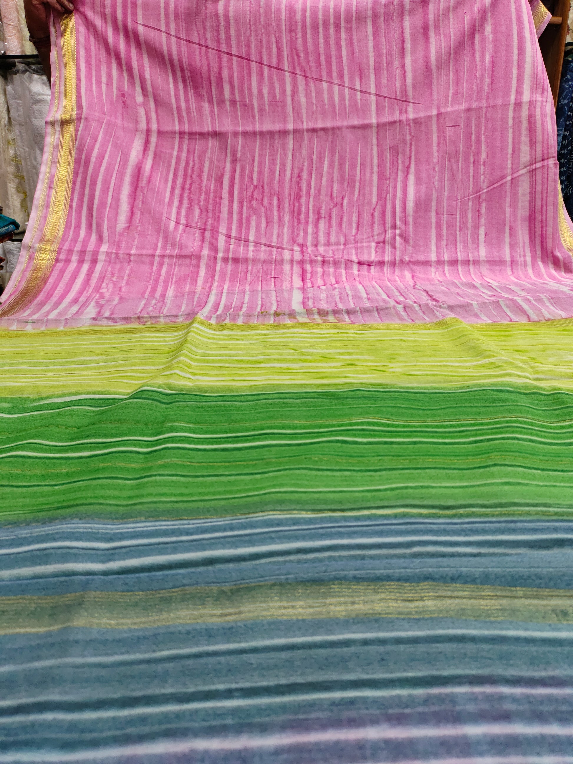 Semi maheshwari silk saree