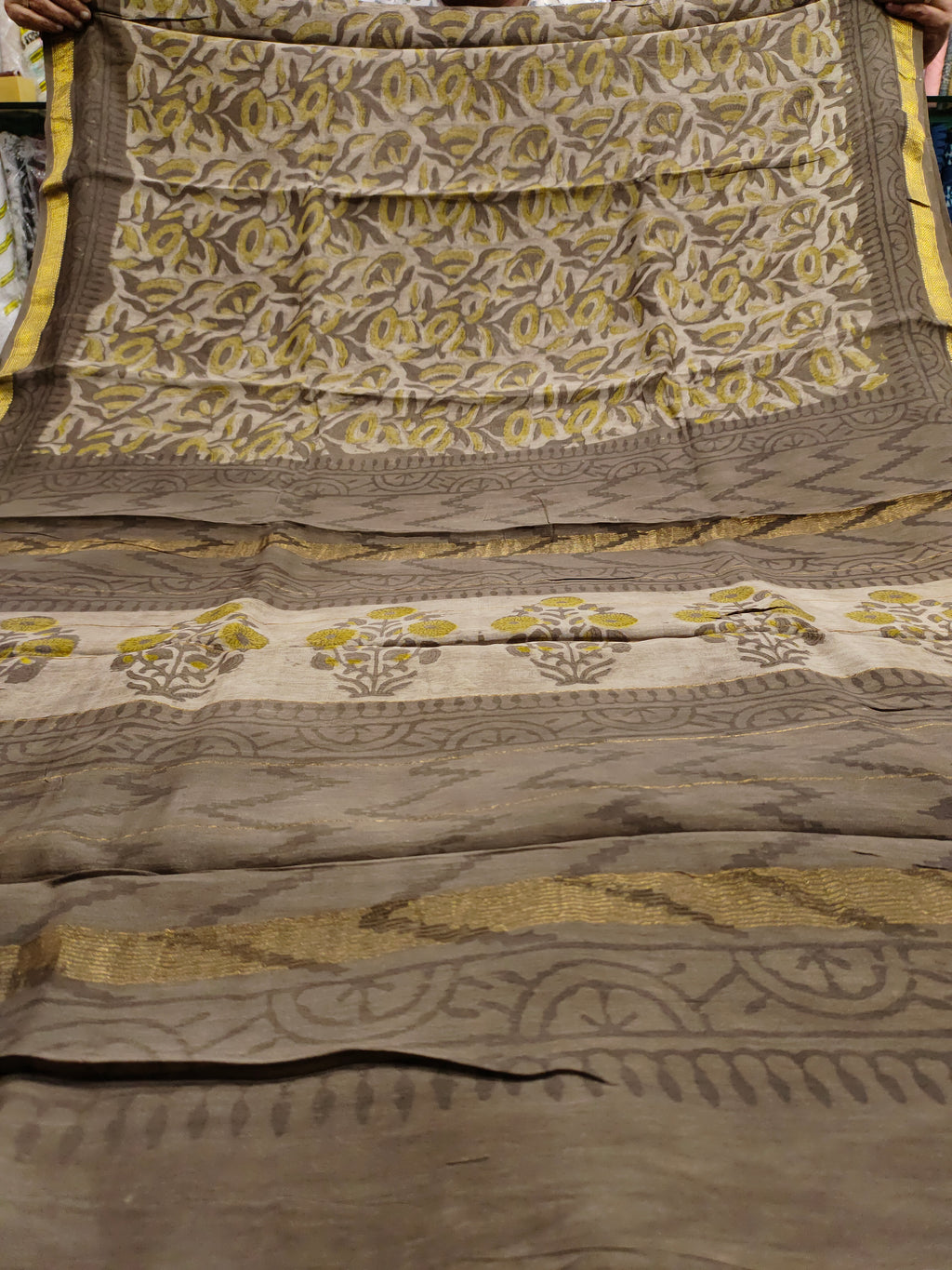 Maheshwari silk in ajrak