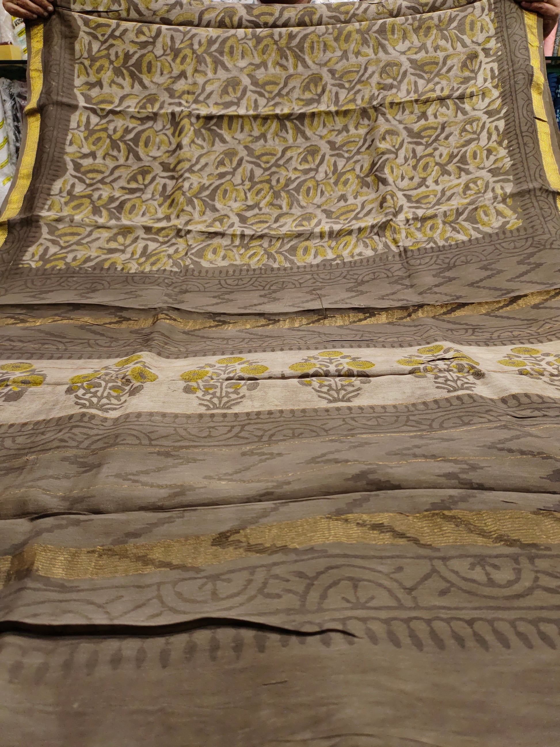 Maheshwari silk in ajrak