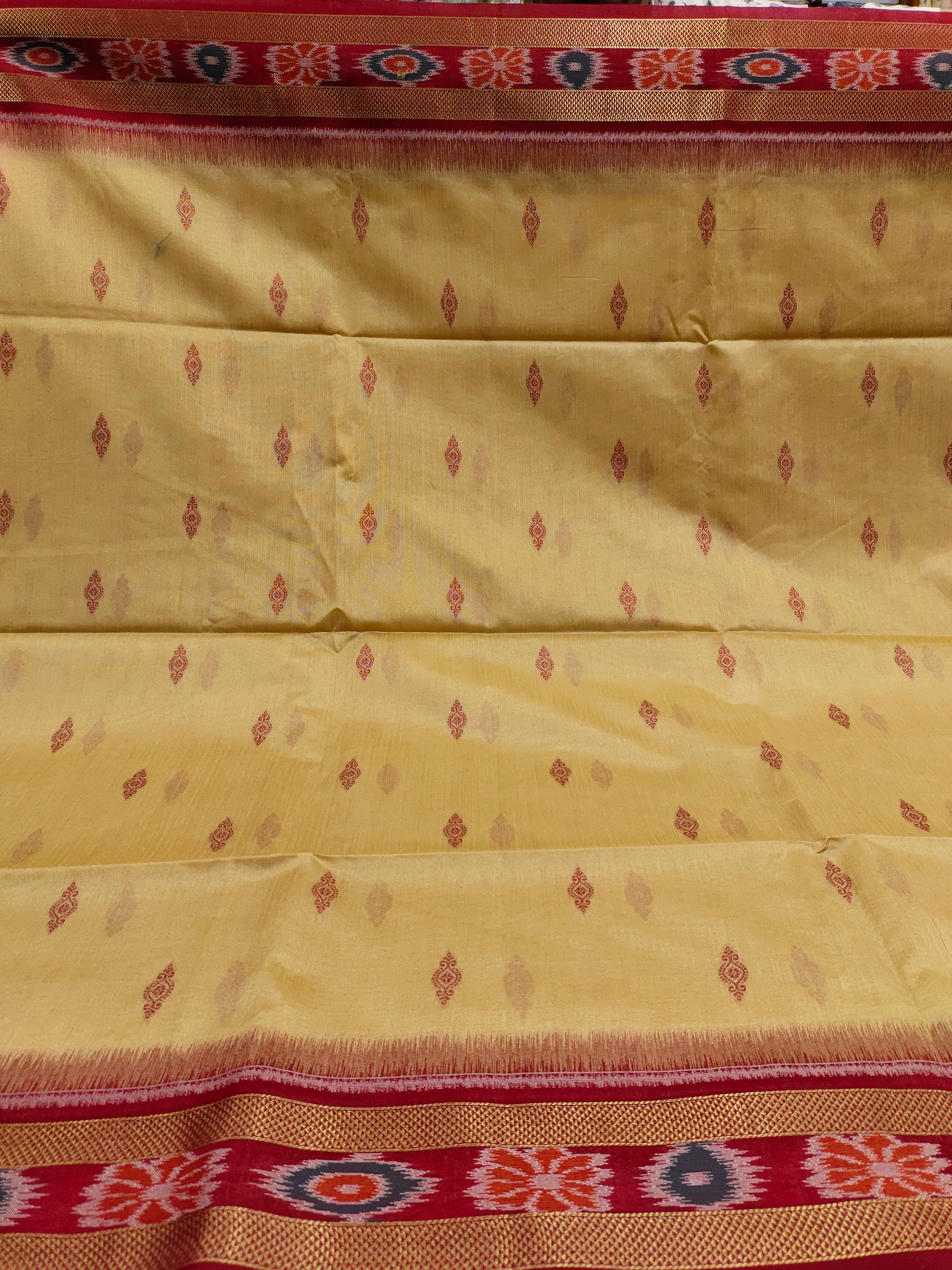 Tulsi silk saree in ikkat