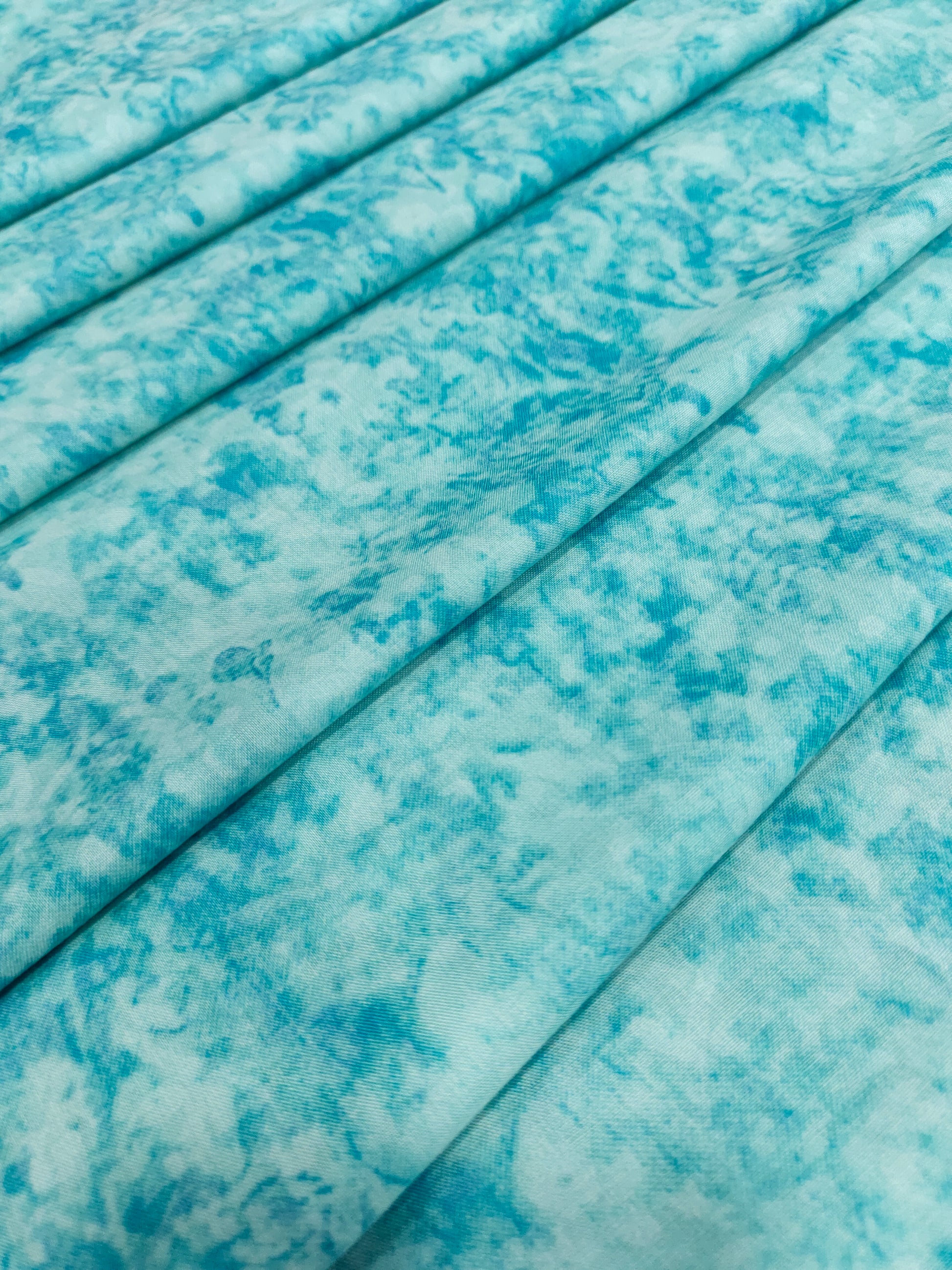 blue Polyviscose brasso