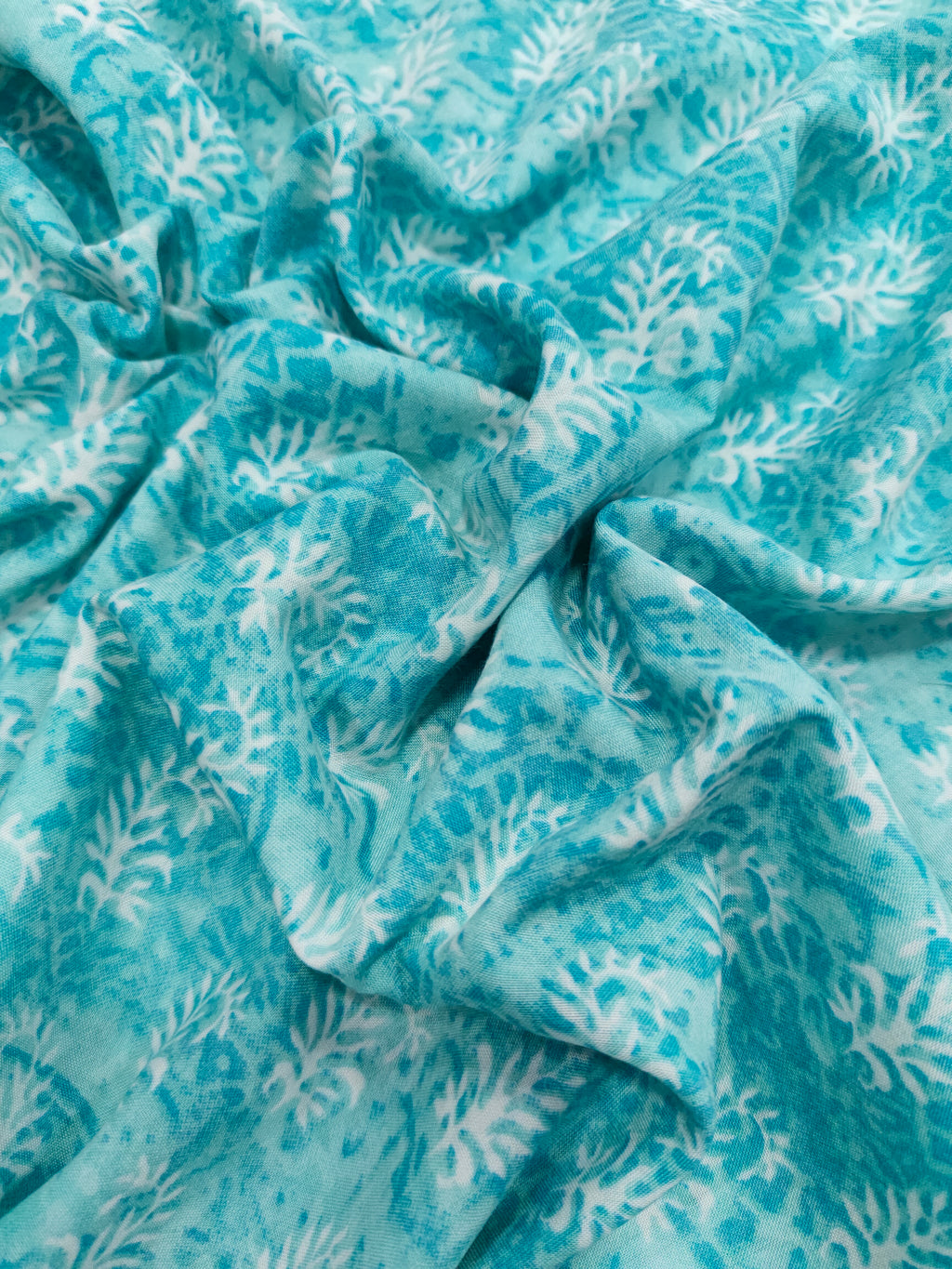 blue Polyviscose brasso