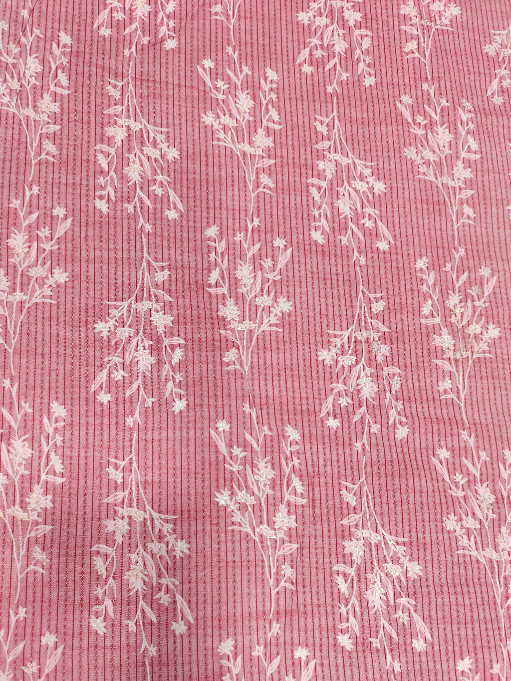 Pink Jeevan Rekha slub foil