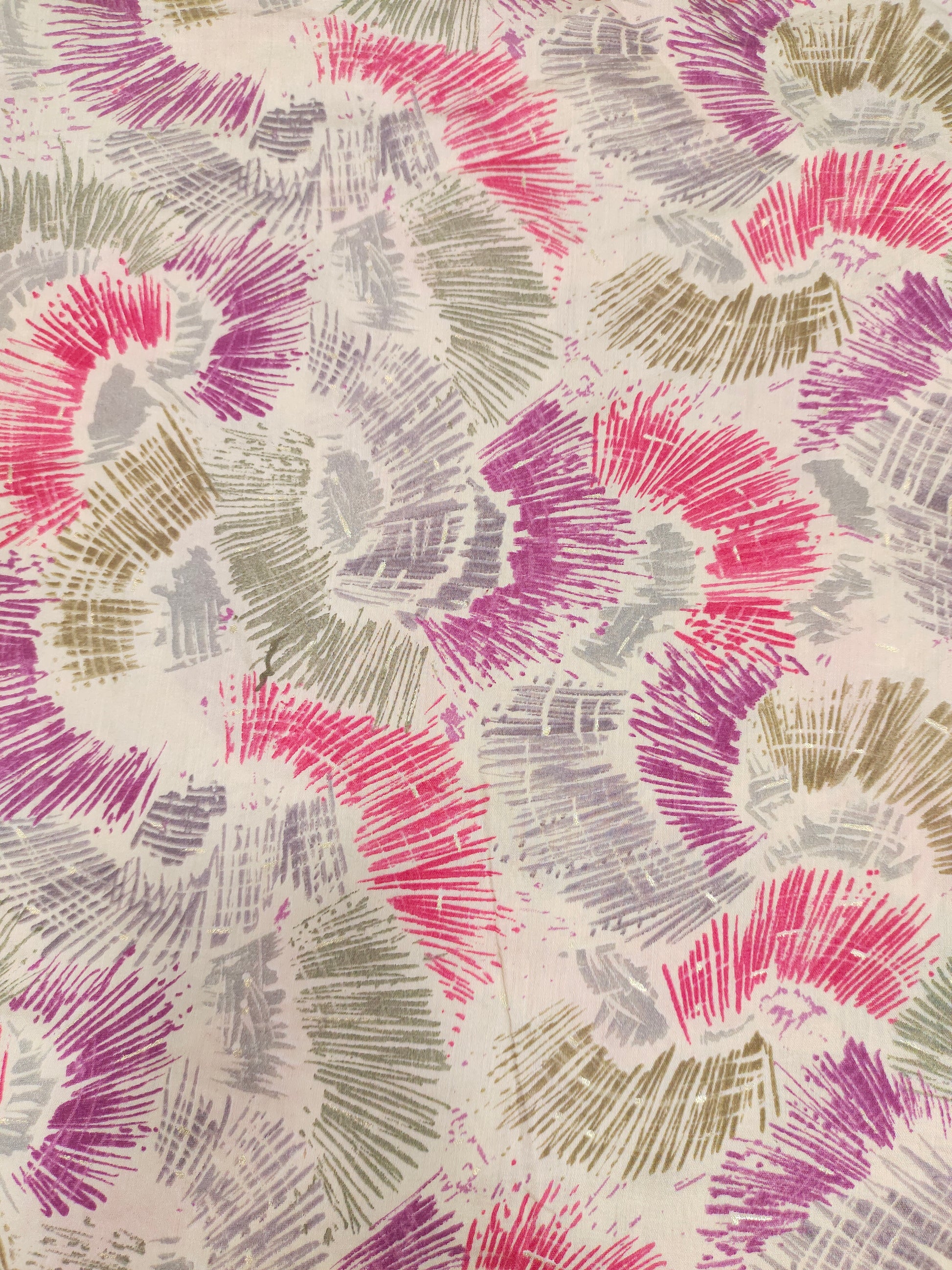 Modal chanderi Anya foile print