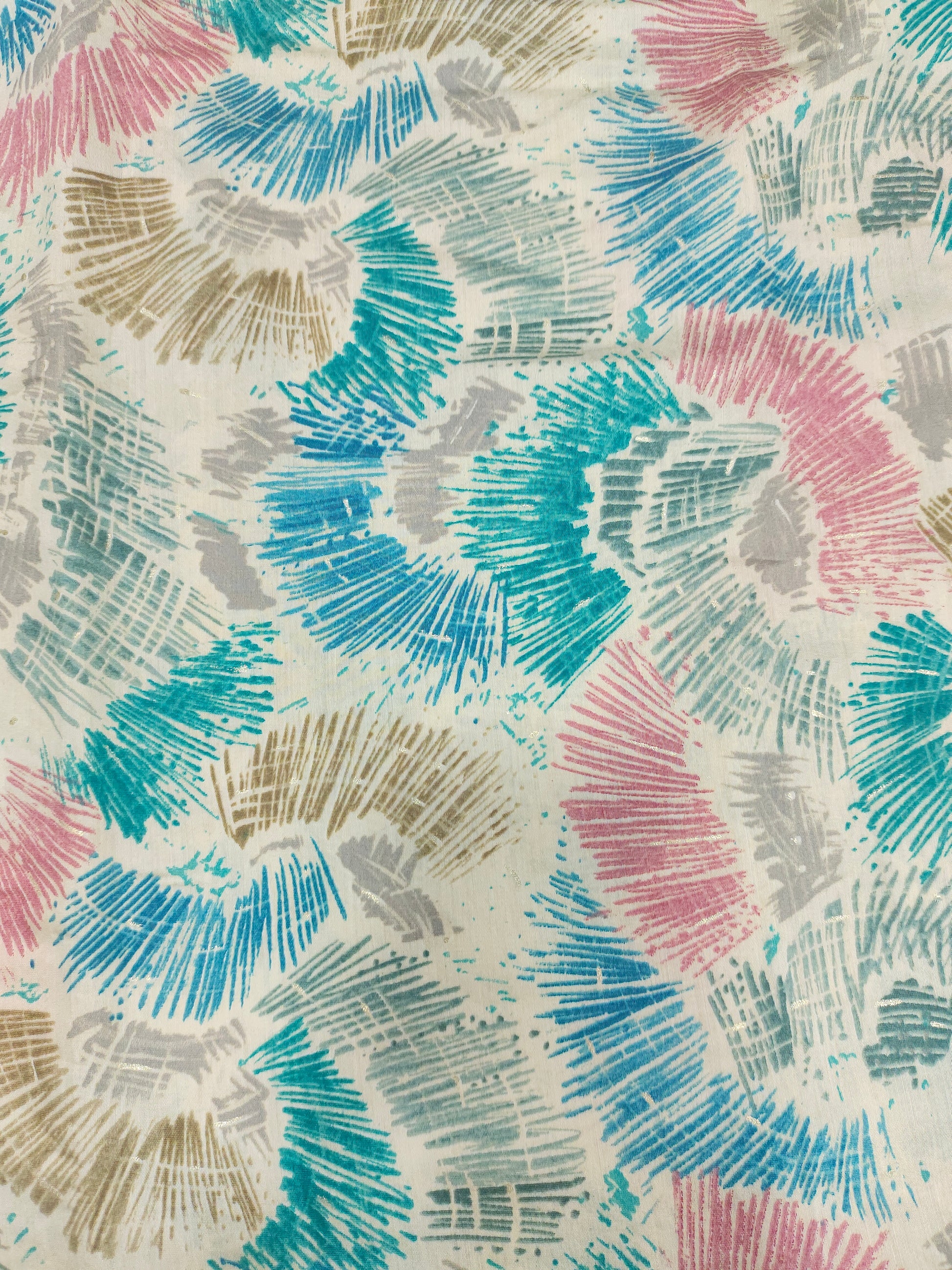 Modal chanderi Anya foile print