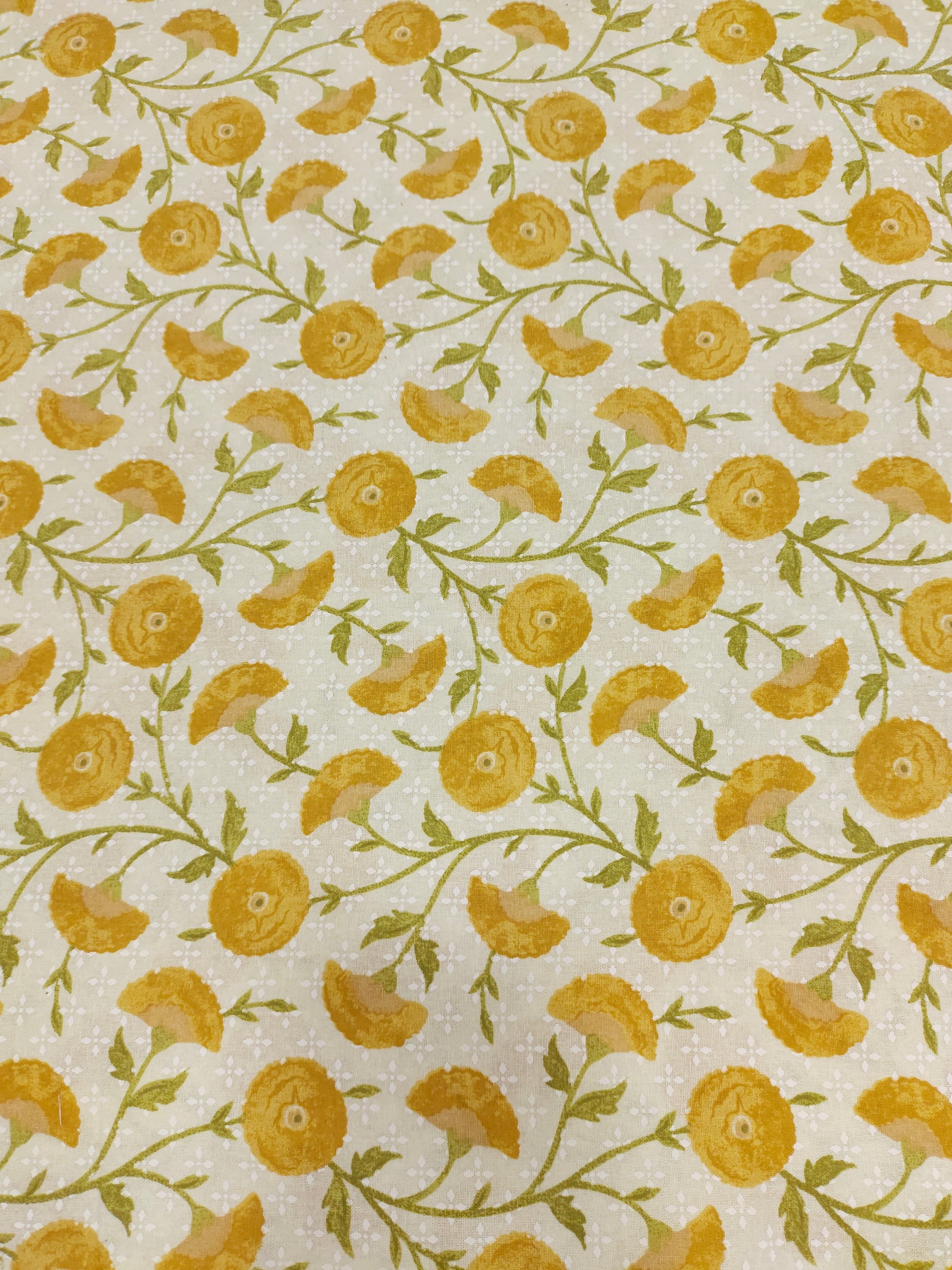 Yellow flex meera floral print