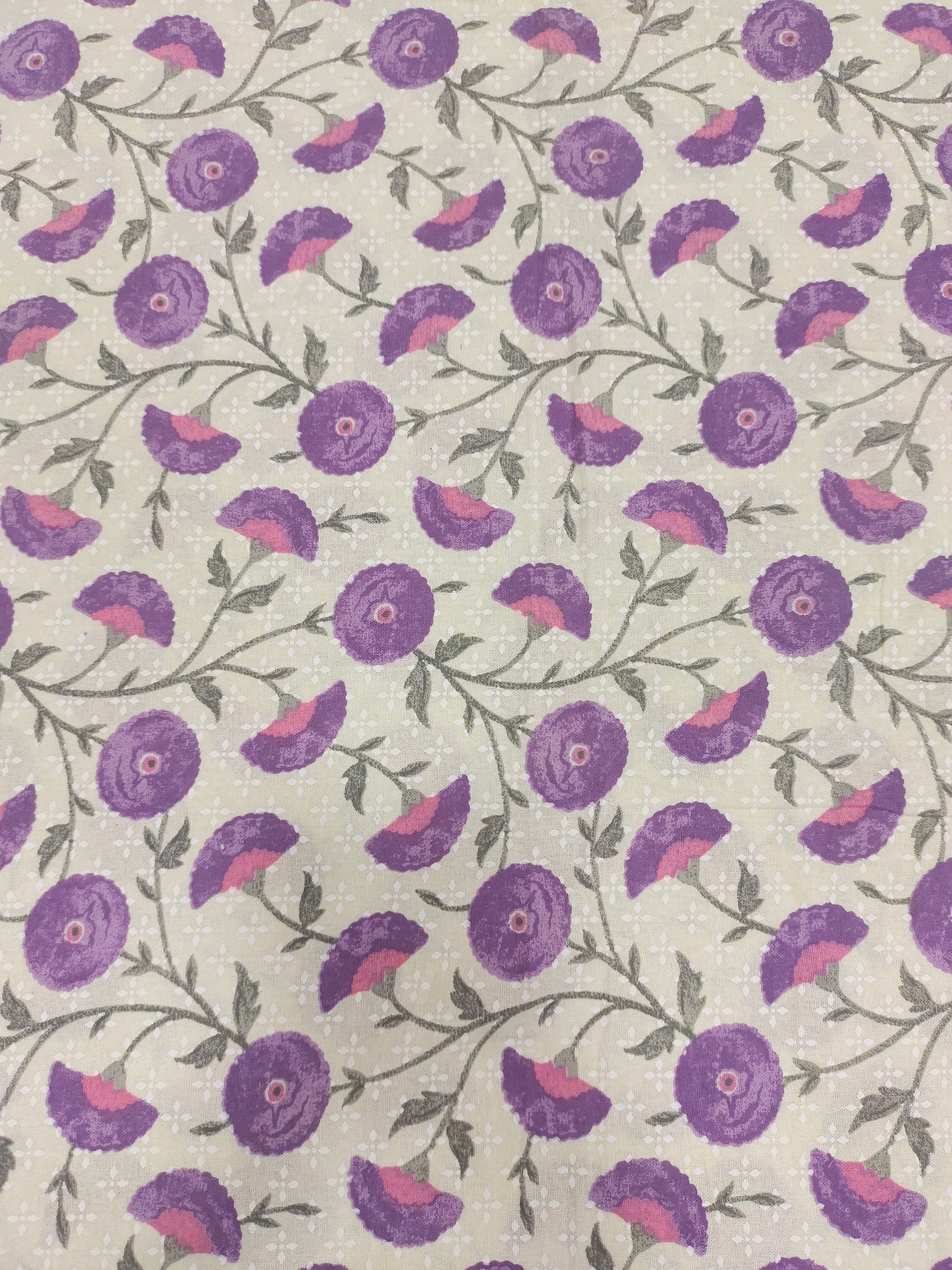 Purple flex meera floral print