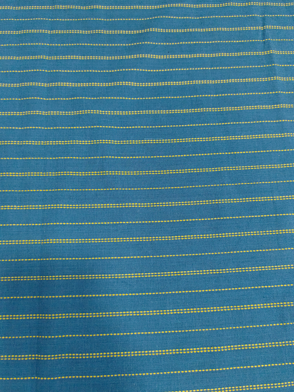 Blue South cotton handwork katha's stripes