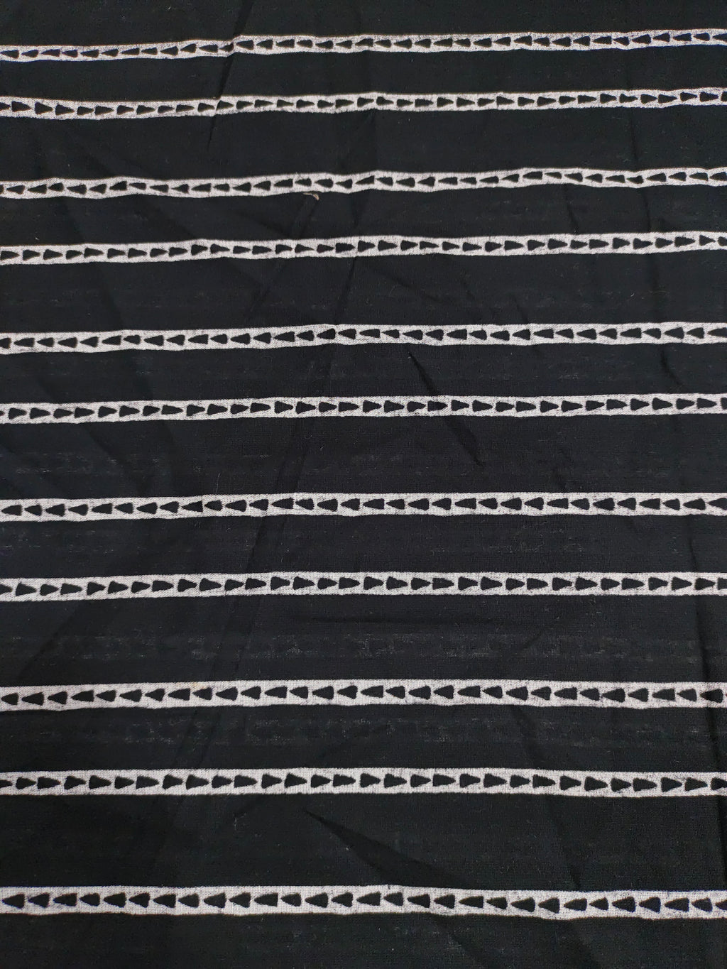 Cotton flex black & white aishani print